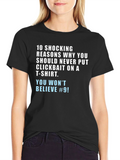Clickbait Humor T-Shirt - You Wont Believe #9!