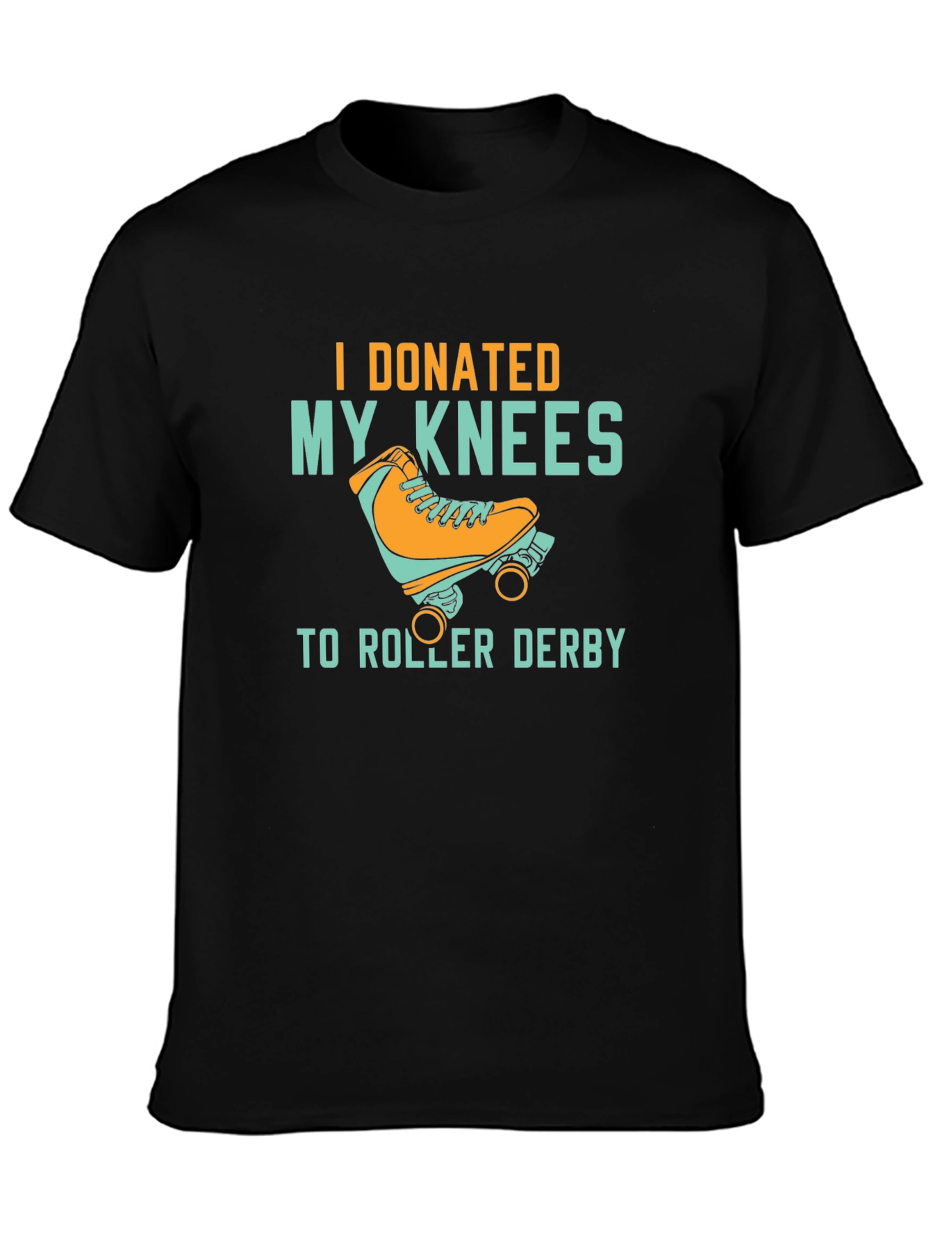 I Donated My Knees T-Shirt - Roller Derby Tee