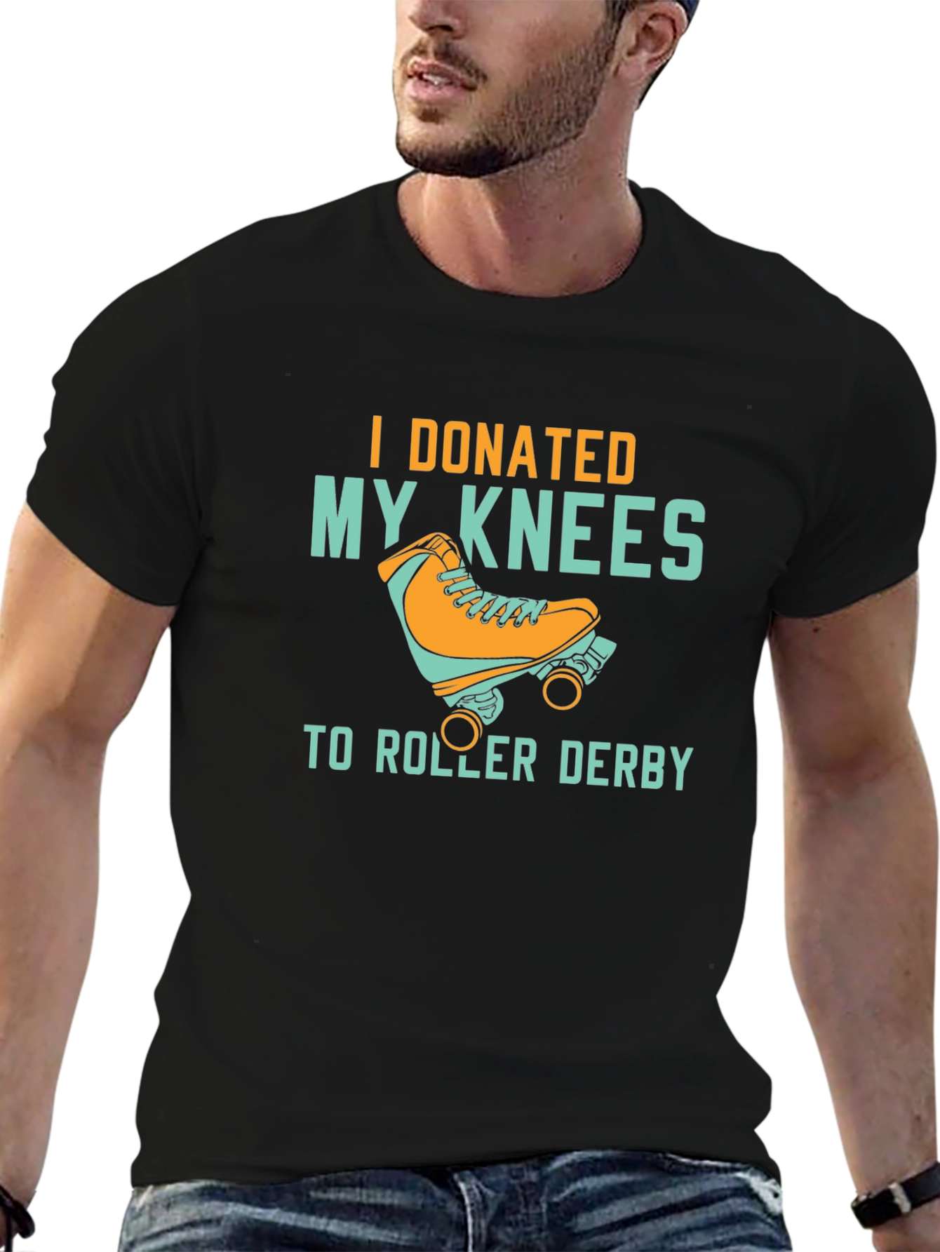 I Donated My Knees T-Shirt - Roller Derby Tee