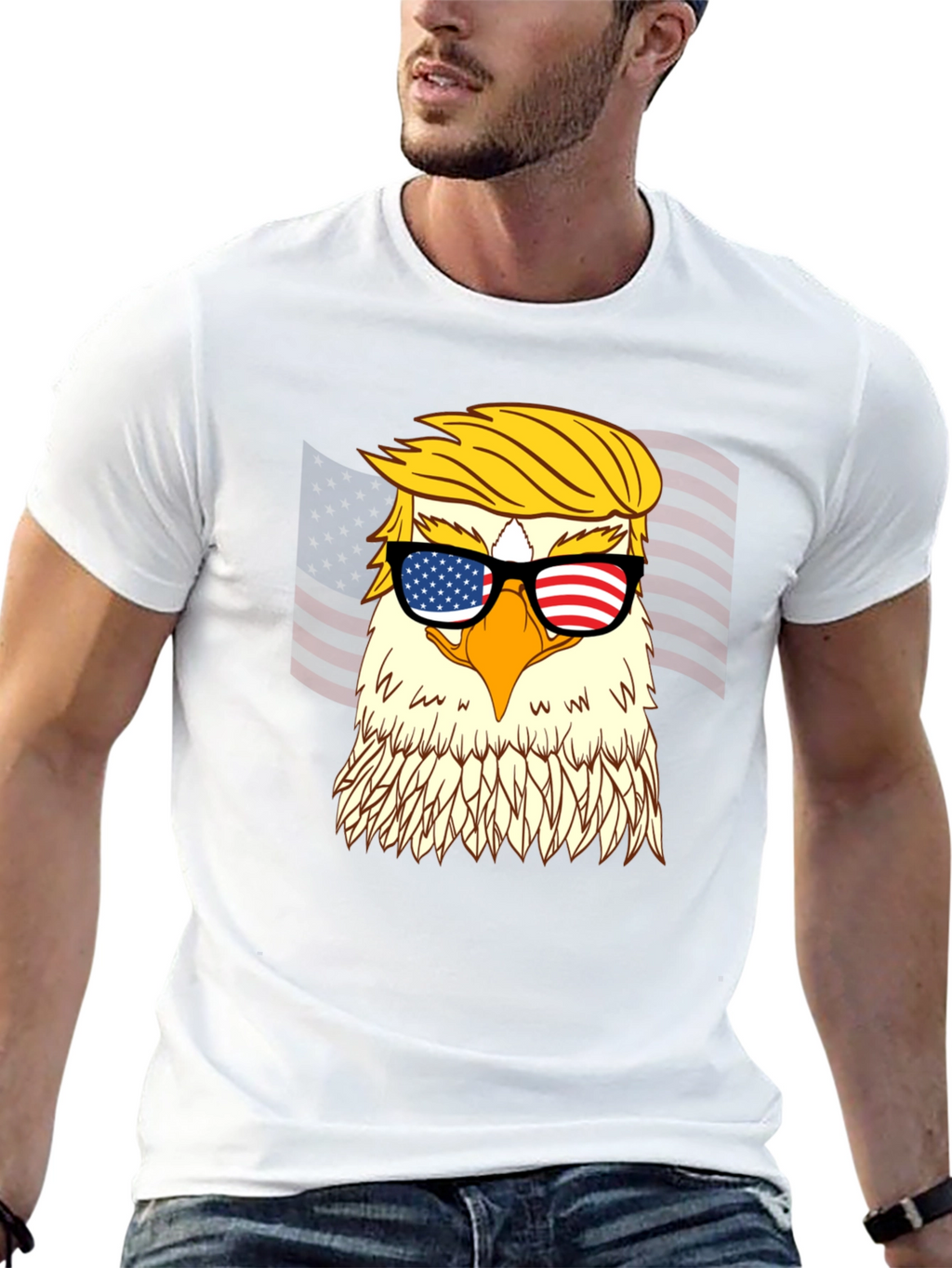 American Eagle Trump Hair T-Shirt