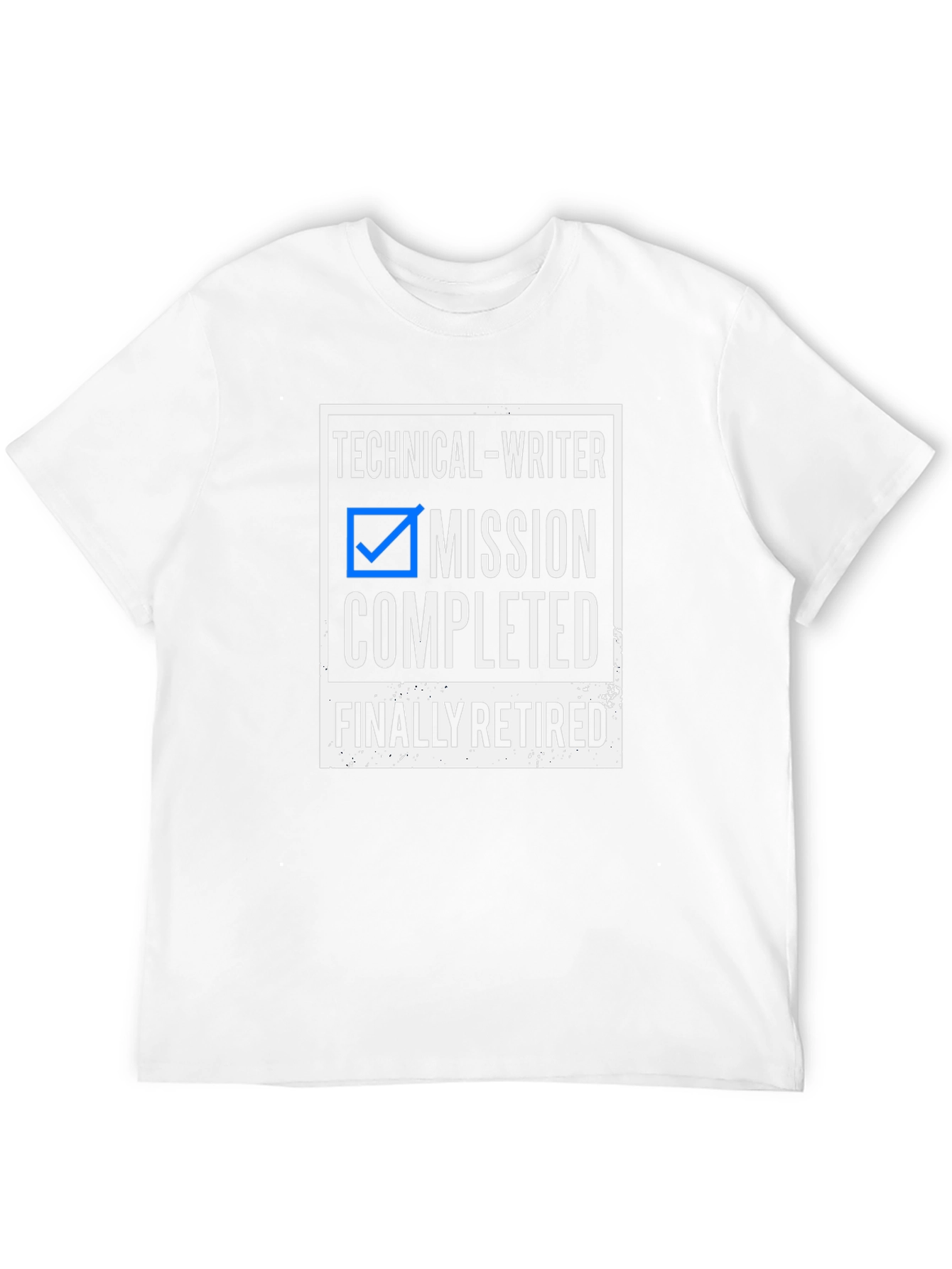 Technical Writer Mission Completed Retired Graphic Tee