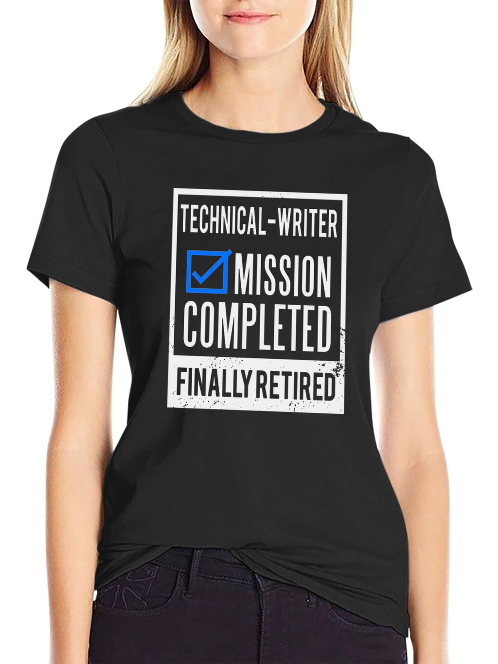 Technical Writer Mission Completed Retired Graphic Tee
