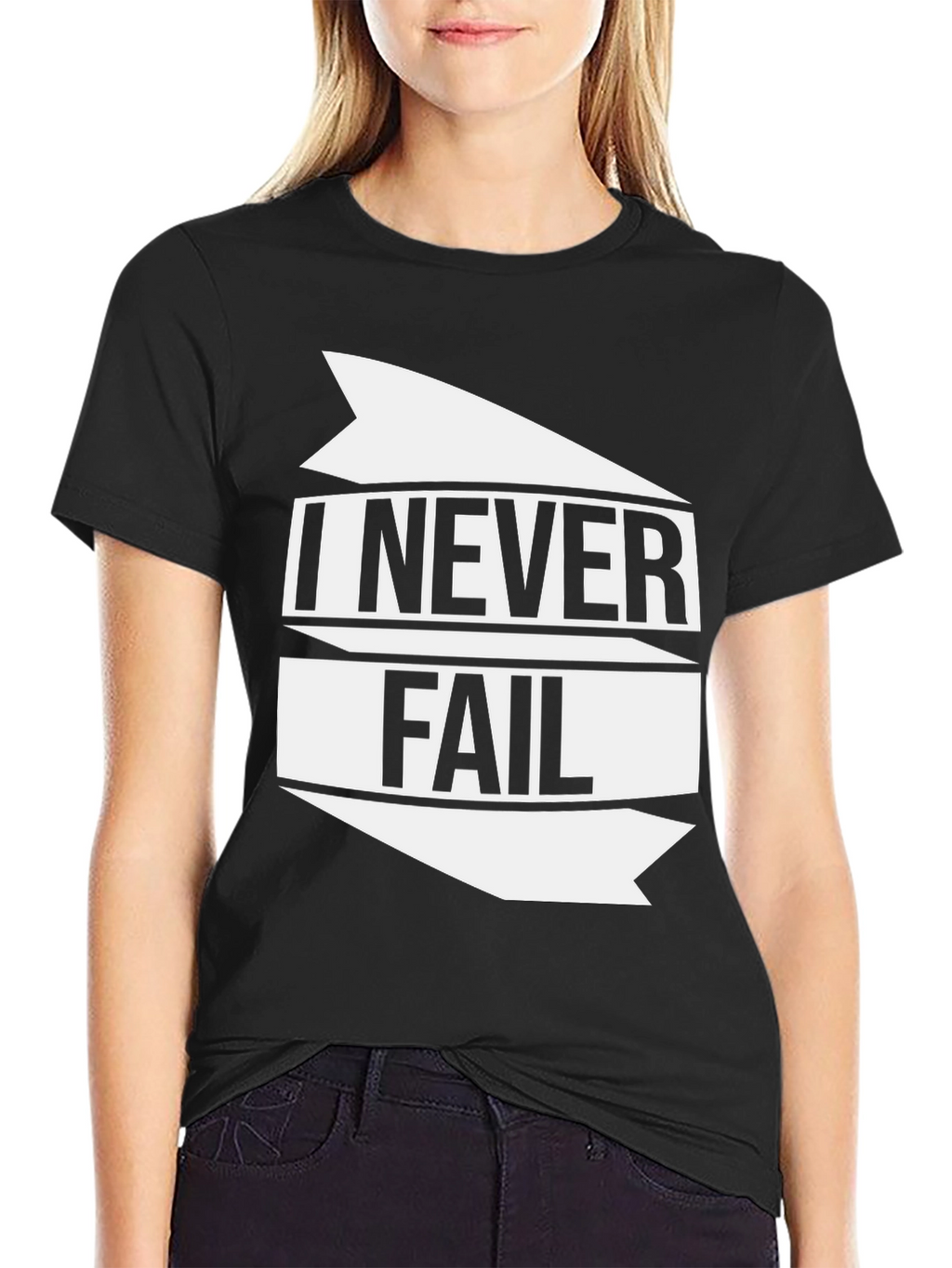 I Never Fail Graphic Tee - Bold Statement Shirt