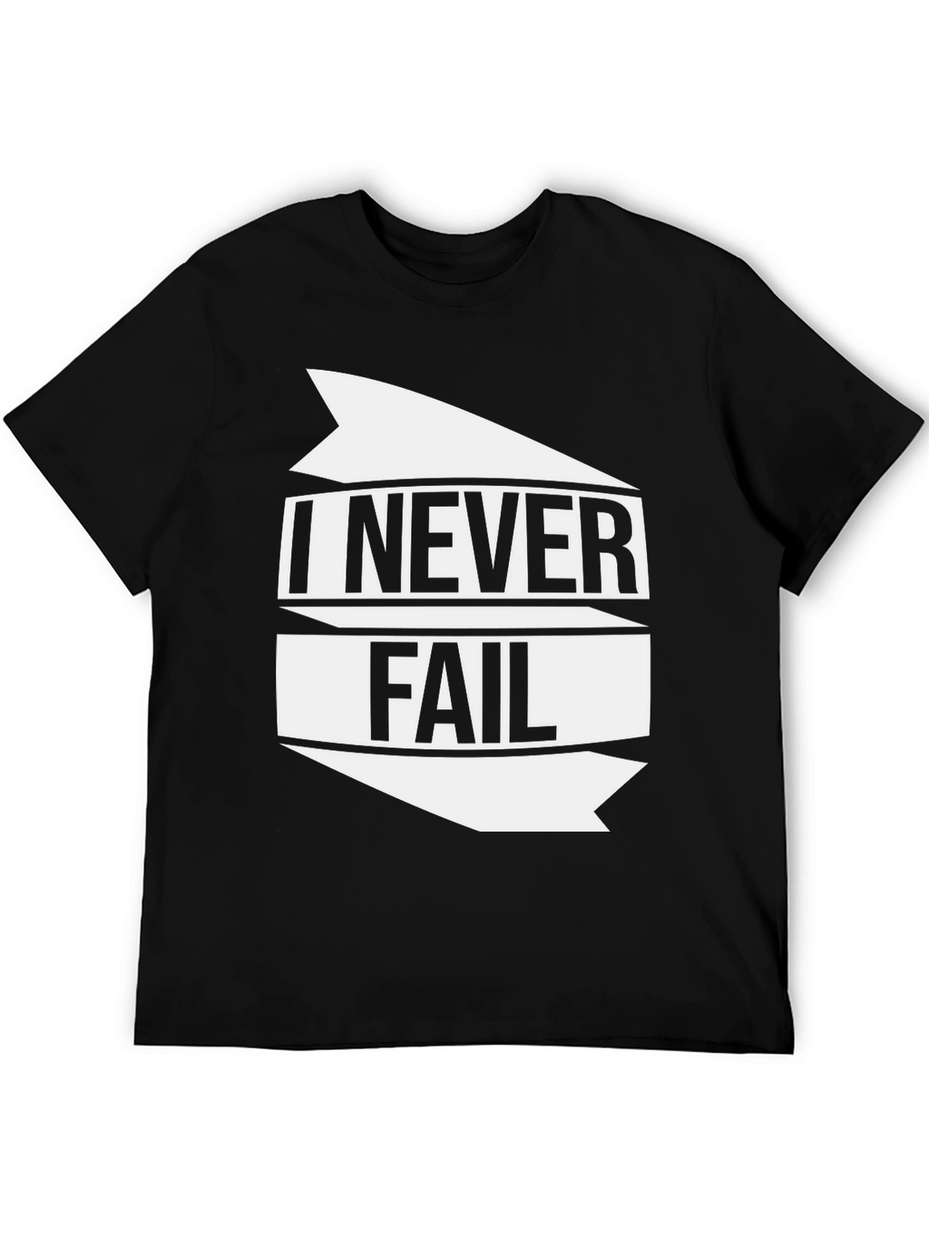 I Never Fail Graphic Tee - Bold Statement Shirt