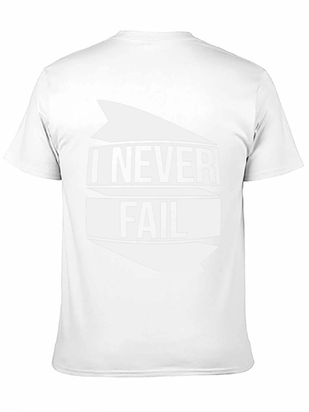 I Never Fail Graphic Tee - Bold Statement Shirt
