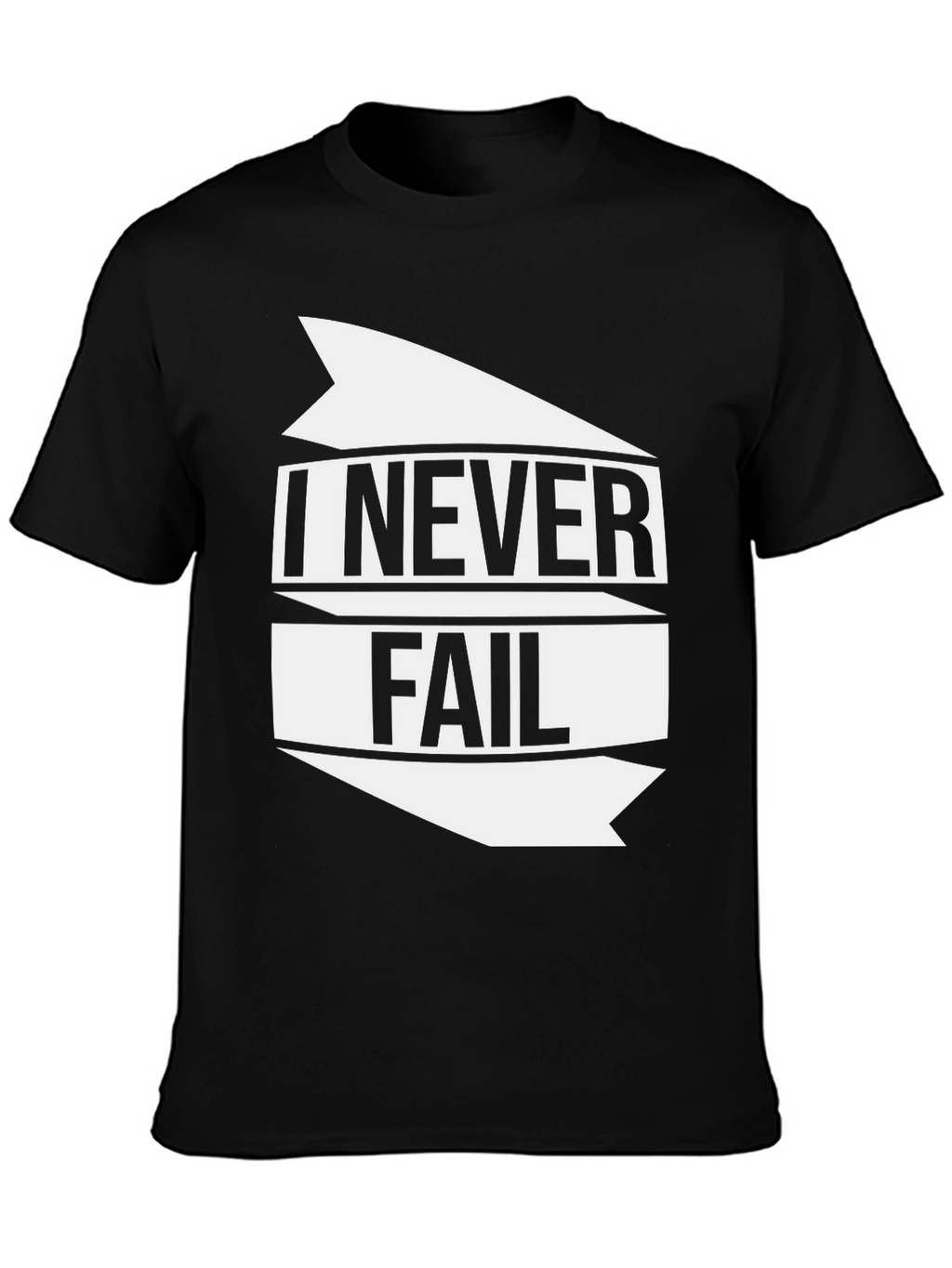 I Never Fail Graphic Tee - Bold Statement Shirt