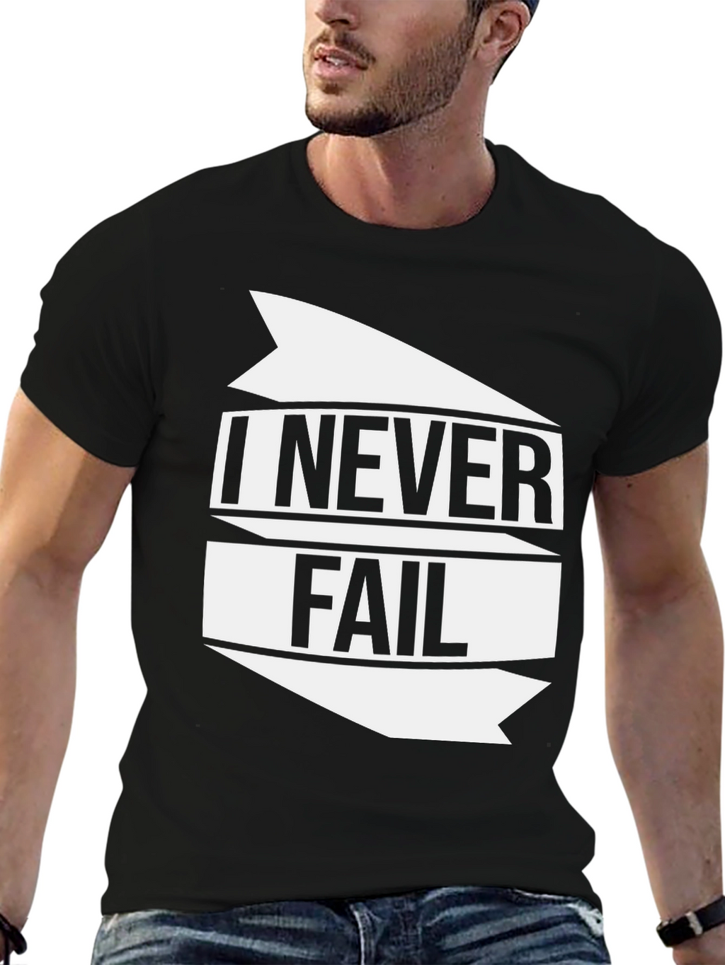 I Never Fail Graphic Tee - Bold Statement Shirt