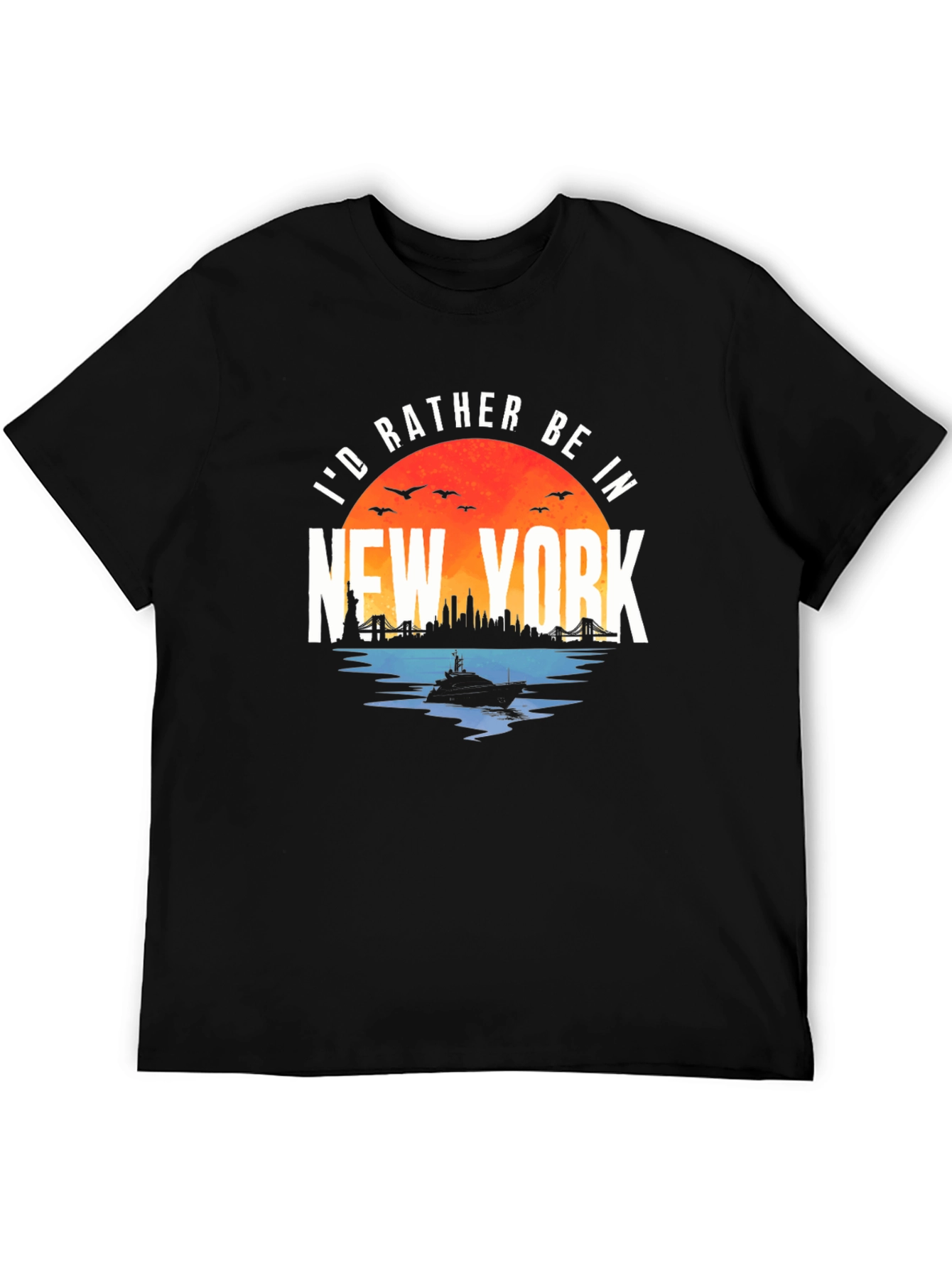 New York City Graphic Tee - Id Rather Be In NYC