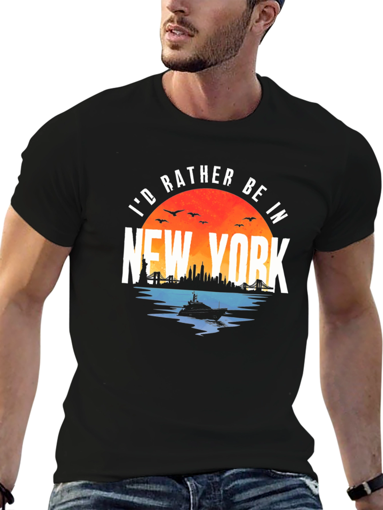 New York City Graphic Tee - Id Rather Be In NYC