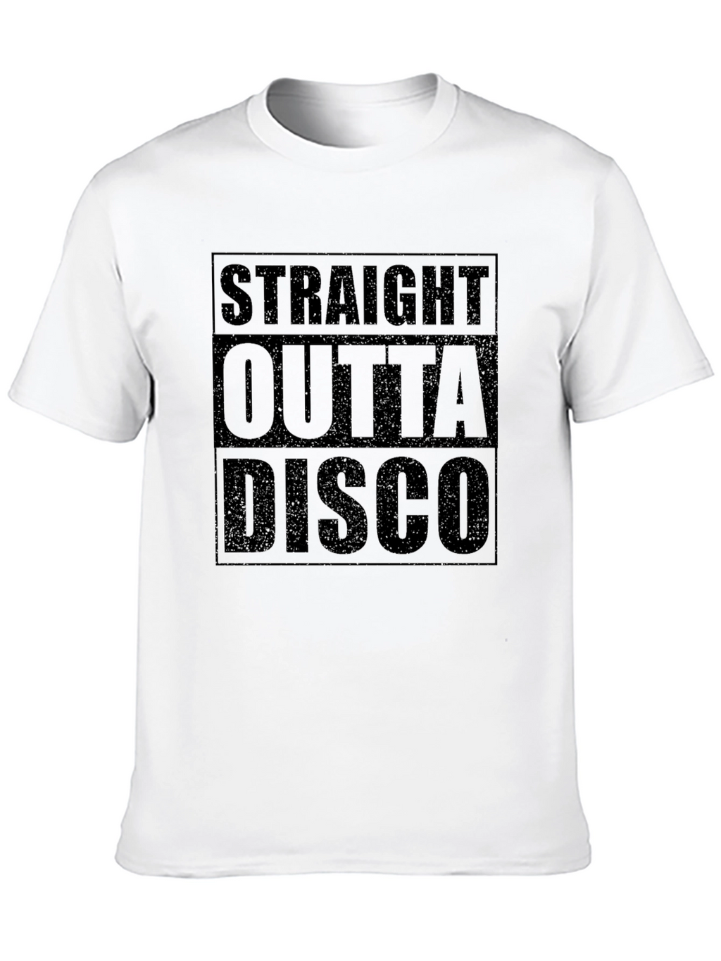 Straight Outta Disco Black T-Shirt
