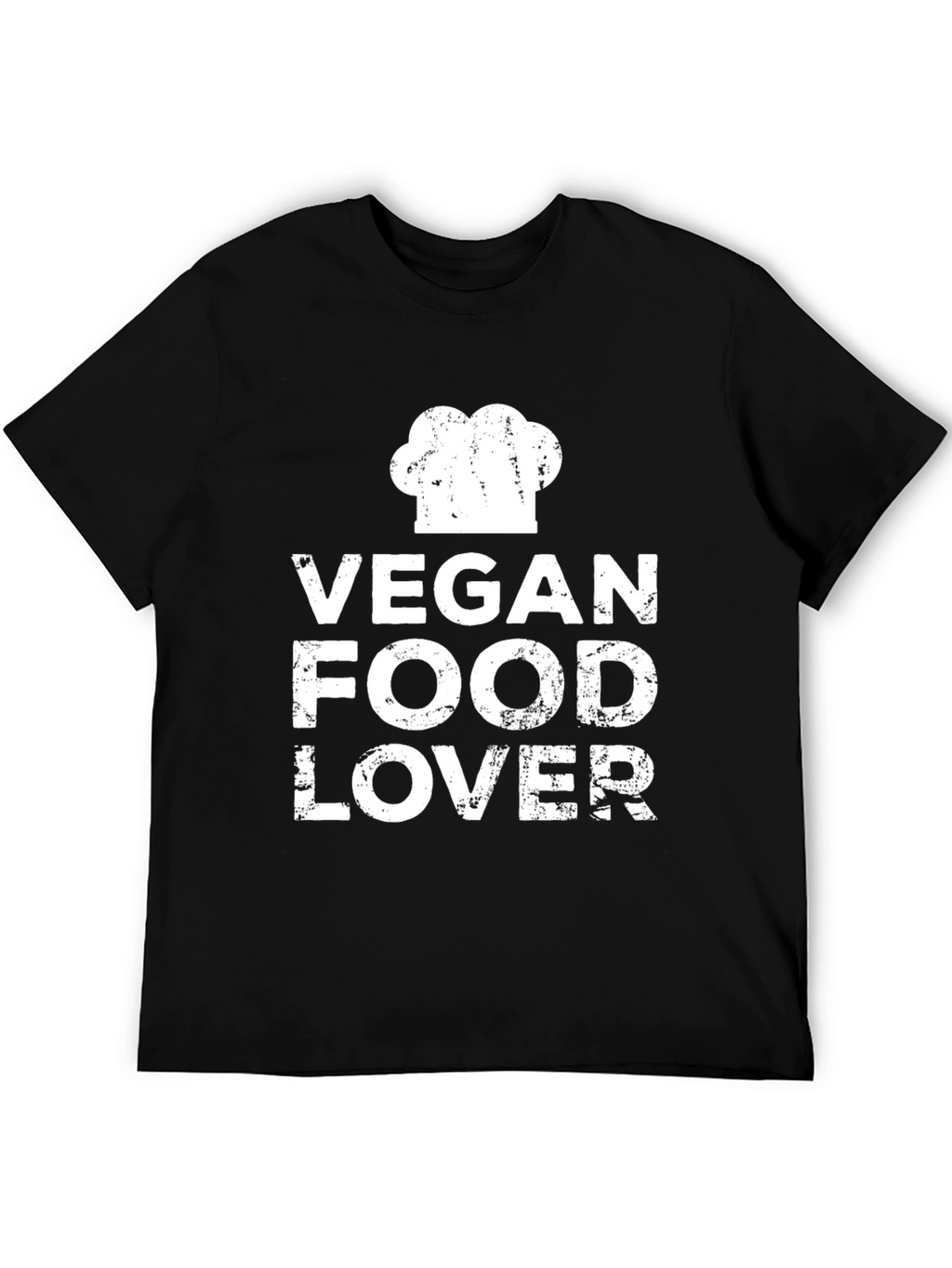 Vegan Food Lover T-Shirt - Chef Hat Graphic