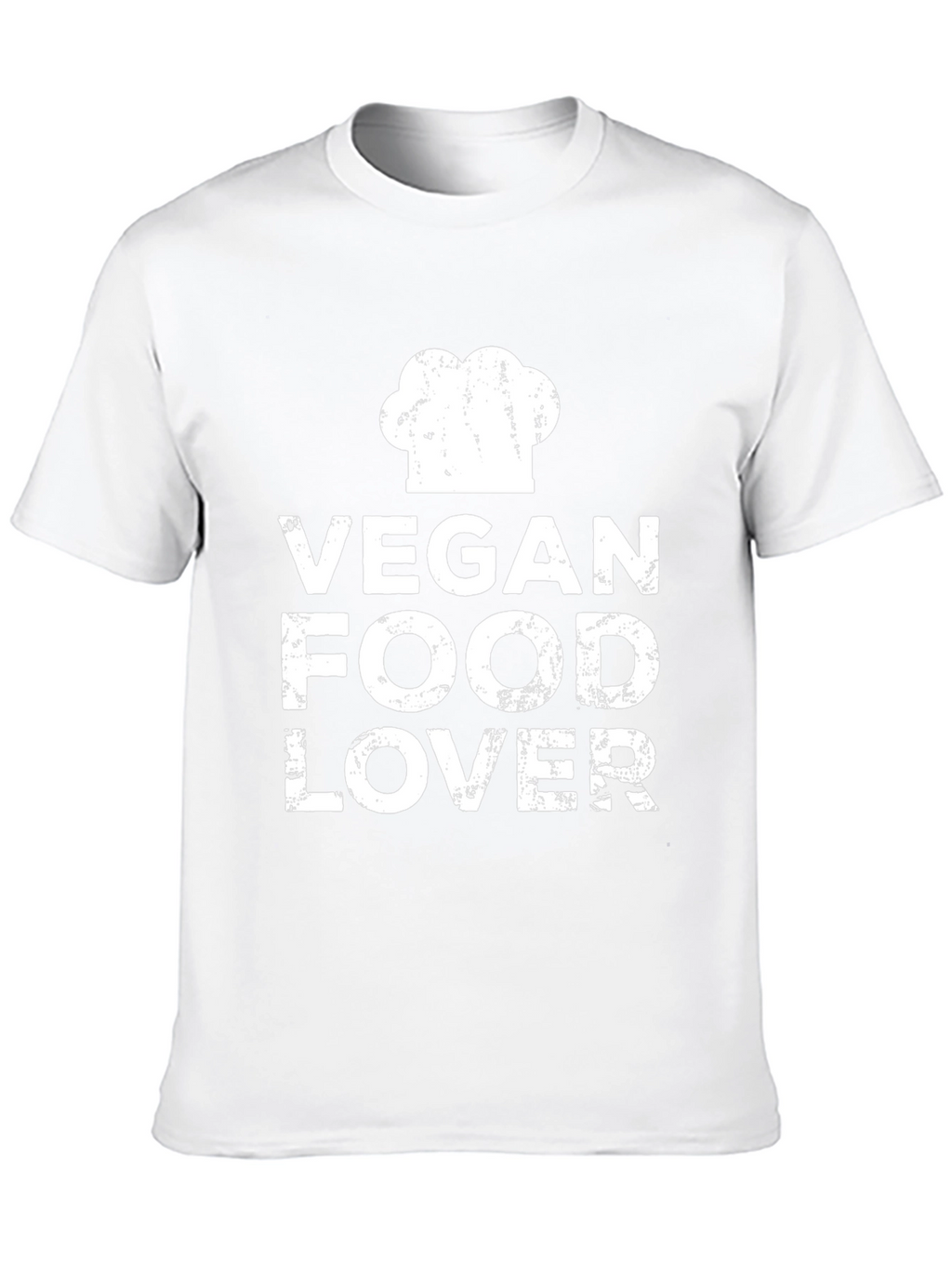 Vegan Food Lover T-Shirt - Chef Hat Graphic