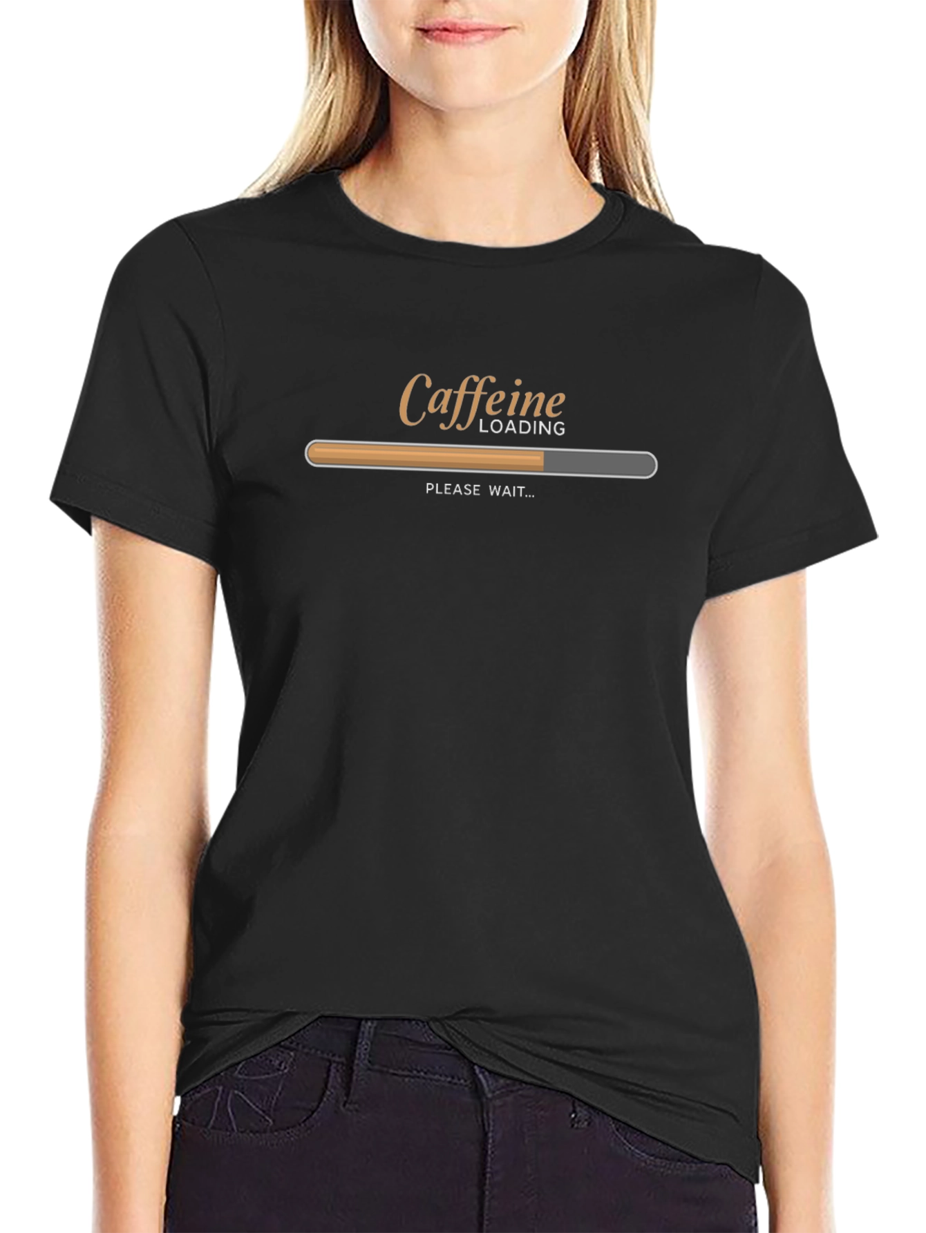 Caffeine Loading T-Shirt - Funny Coffee Lover Tee