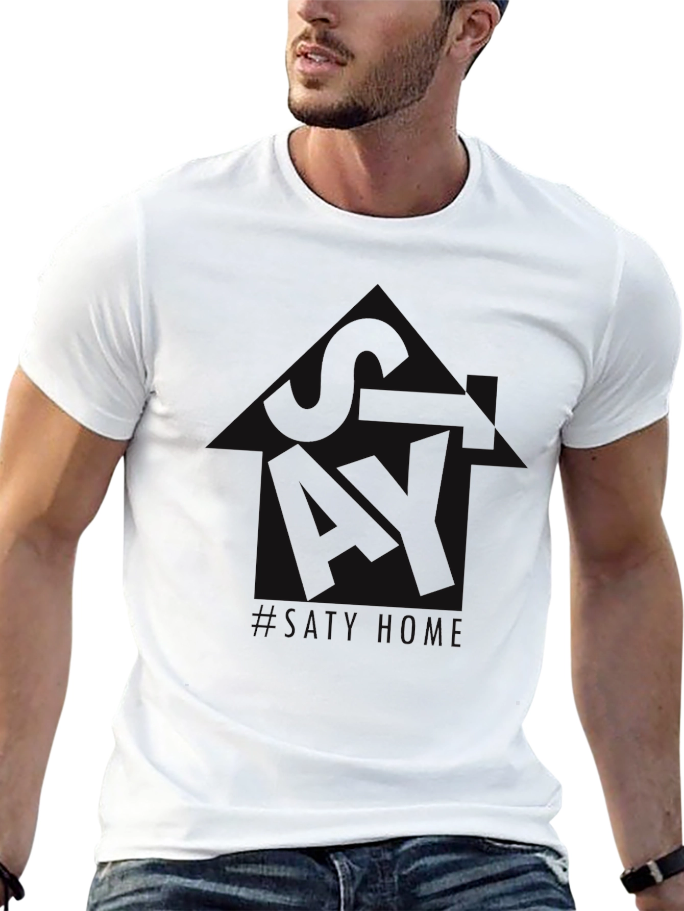 Black Graphic Tee - Stealth Style