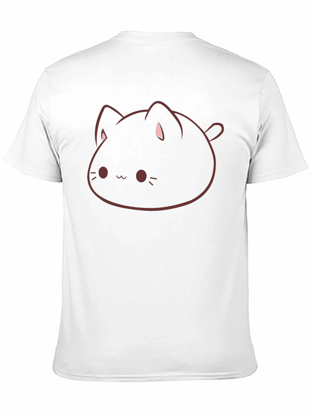 Cute Cat Graphic Black T-Shirt - Mens Style