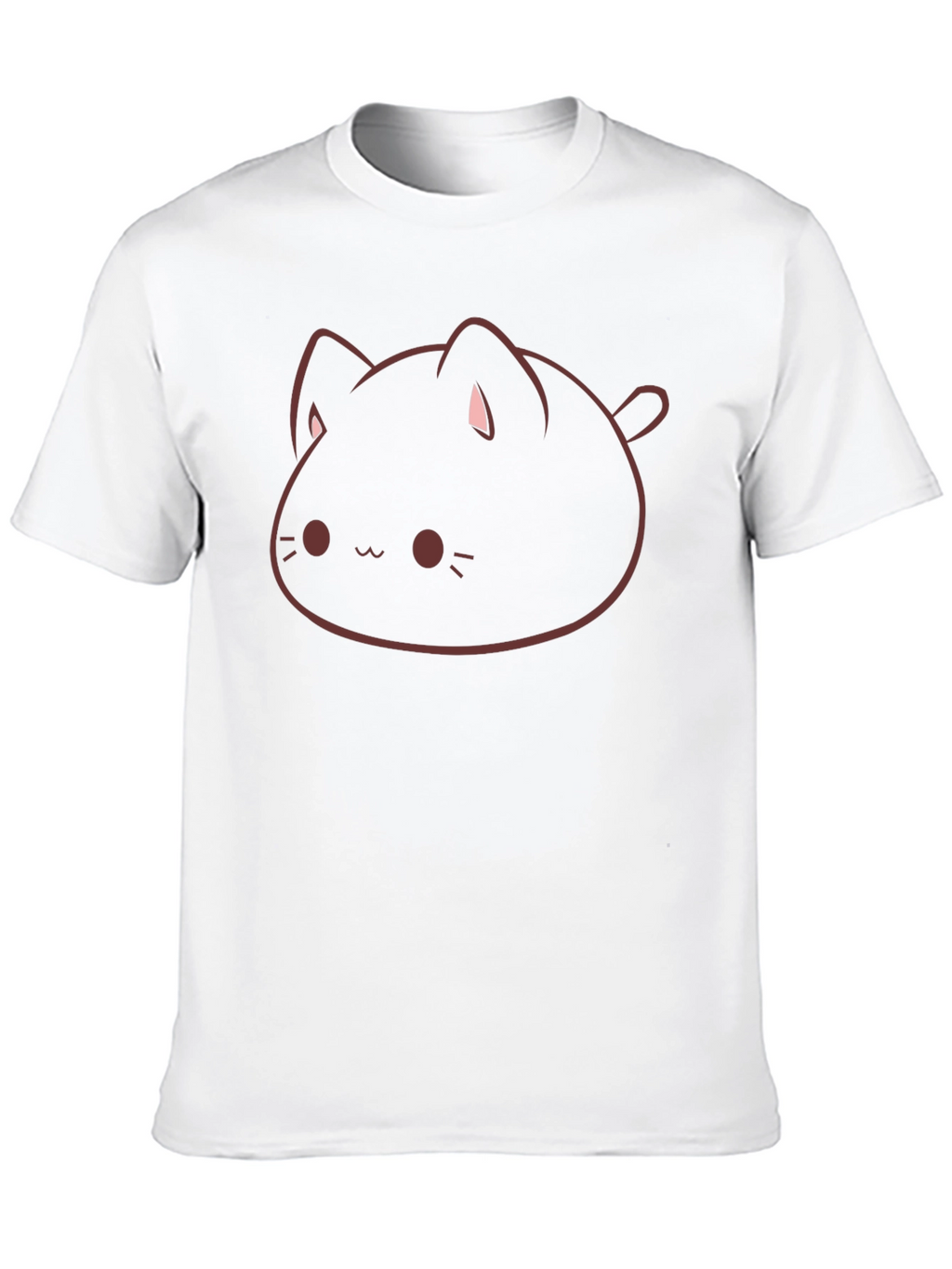 Cute Cat Graphic Black T-Shirt - Mens Style