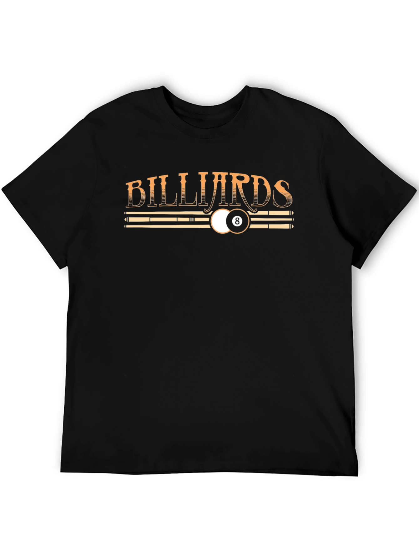Billiards 8-Ball Graphic Tee - Cool Pool Player Shirt