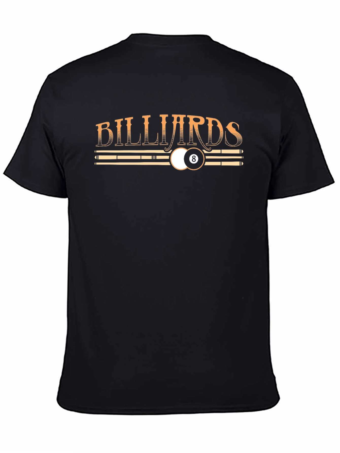Billiards 8-Ball Graphic Tee - Cool Pool Player Shirt