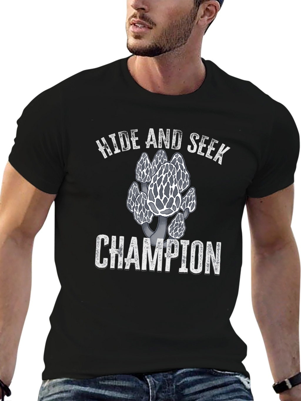 Hide and Seek Champion Morel Mushroom T-Shirt