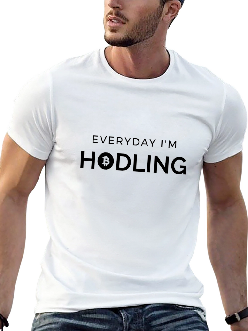 Everyday Im Hodling Bitcoin Crypto T-Shirt