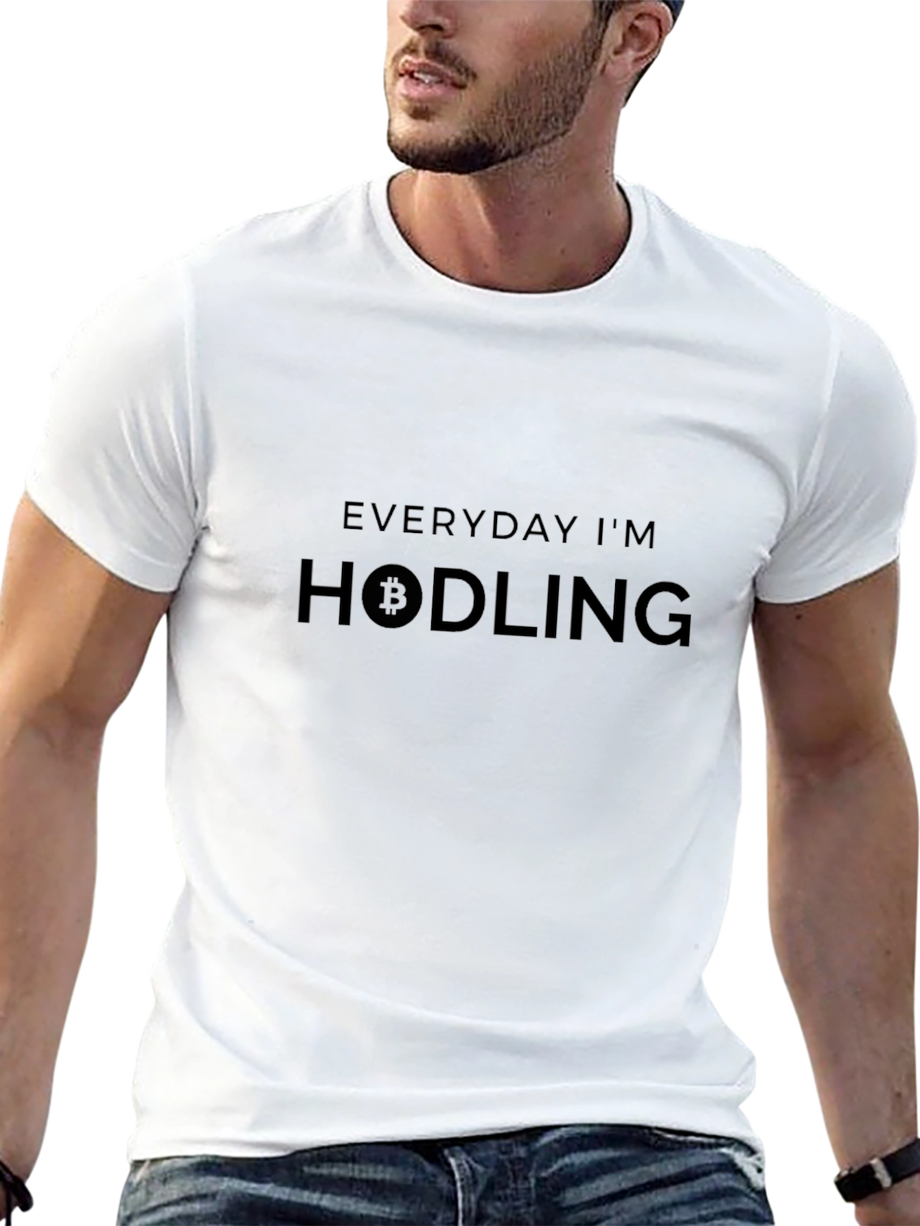 Everyday Im Hodling Bitcoin Crypto T-Shirt