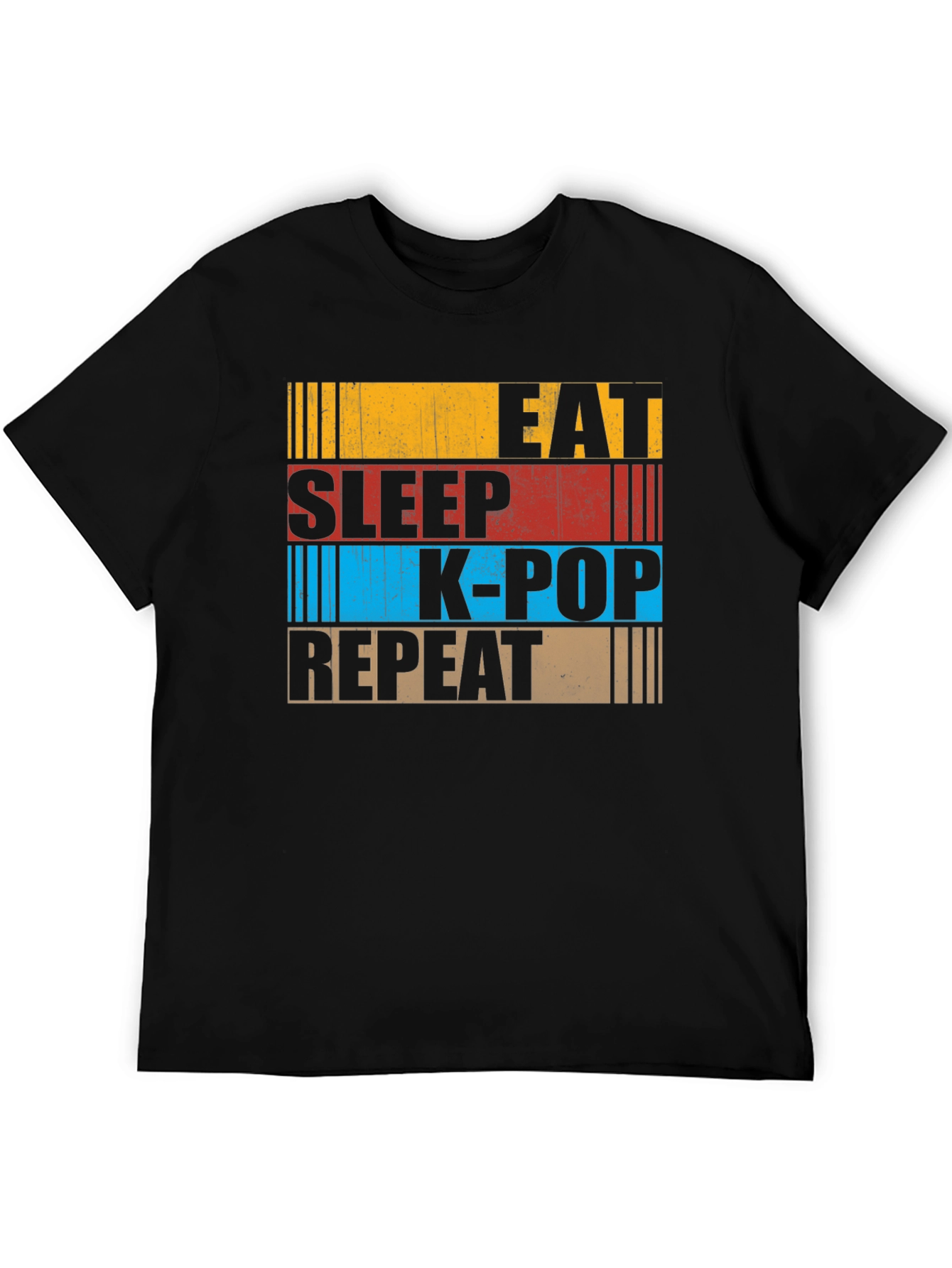Eat Sleep K-Pop Repeat Graphic Tee