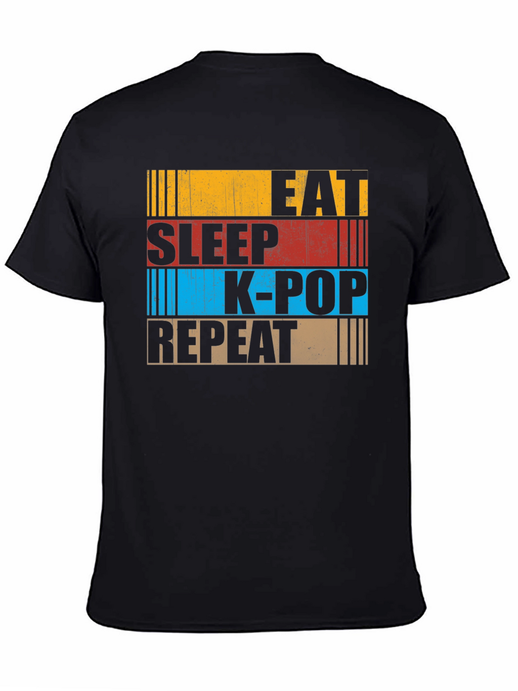Eat Sleep K-Pop Repeat Graphic Tee
