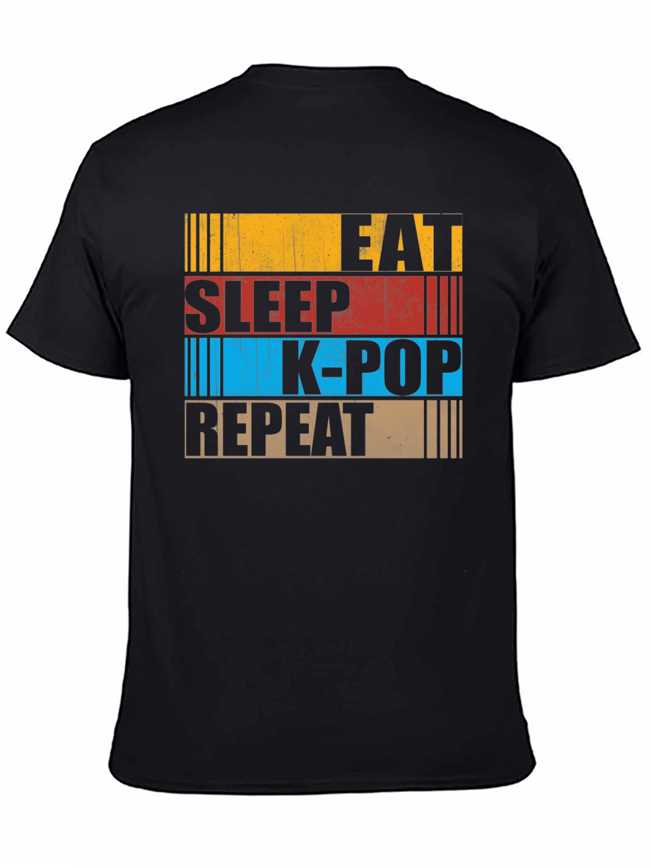 Eat Sleep K-Pop Repeat Graphic Tee