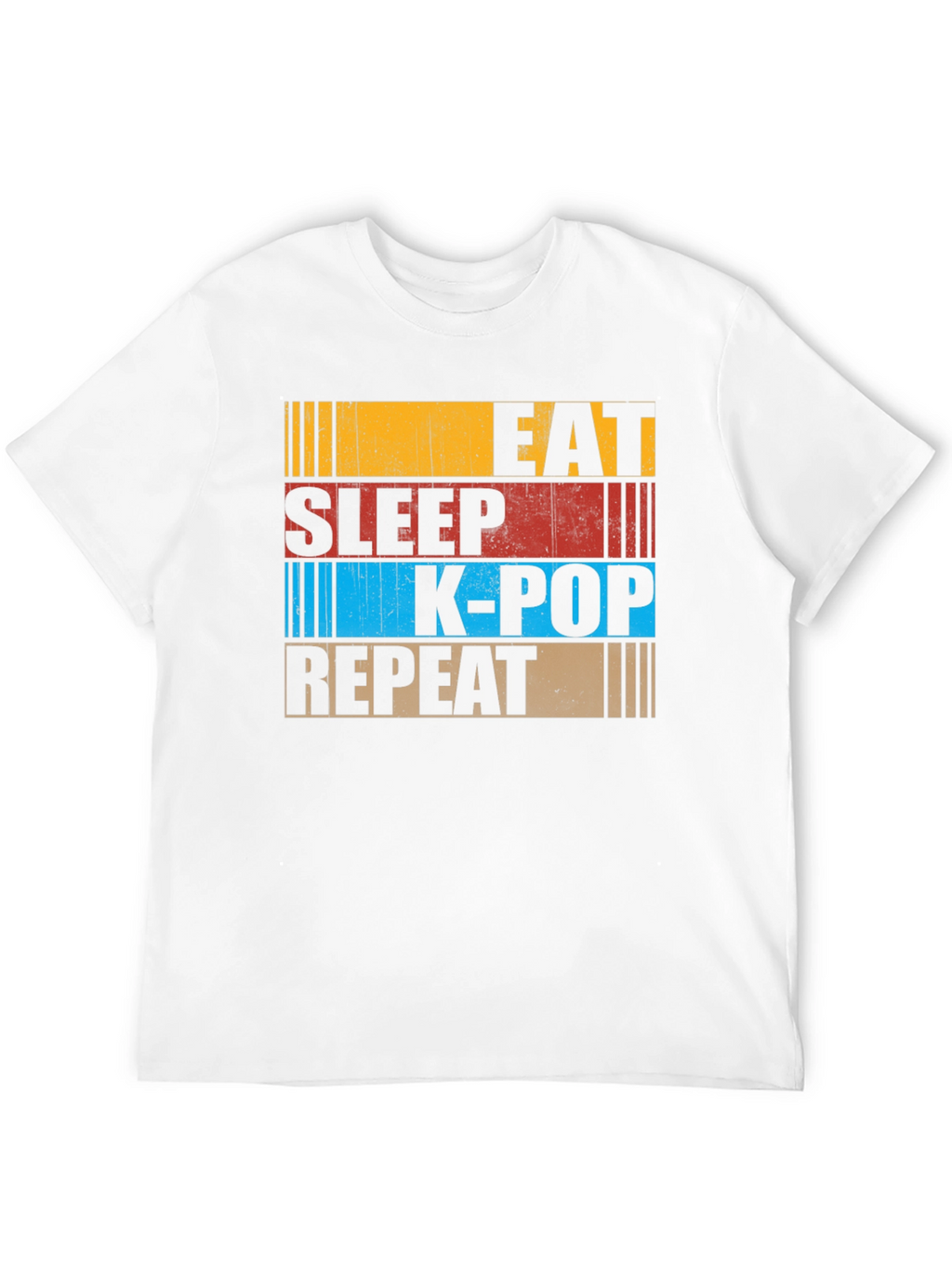 Eat Sleep K-Pop Repeat Graphic Tee