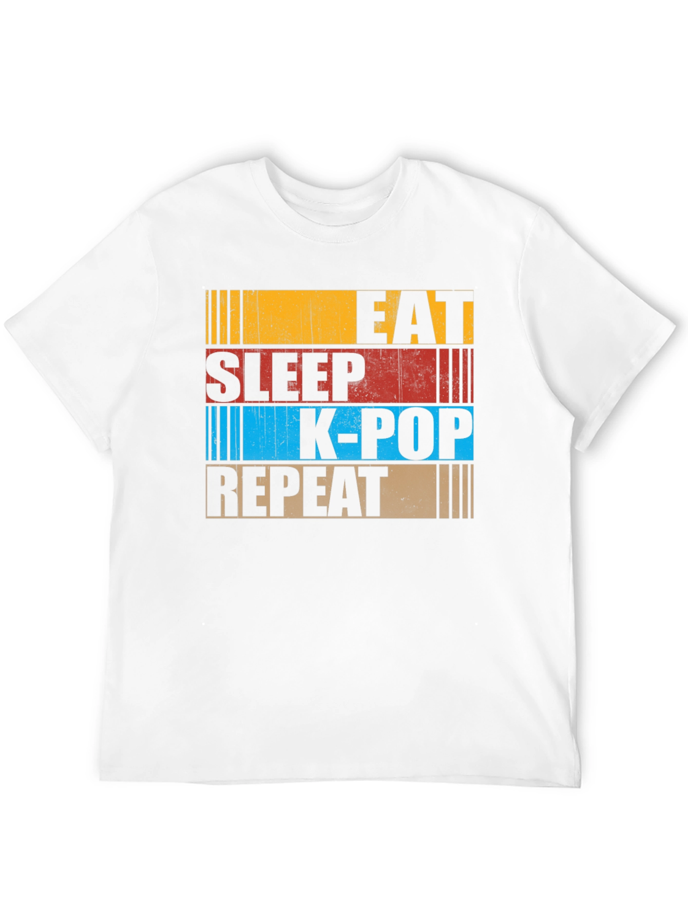 Eat Sleep K-Pop Repeat Graphic Tee