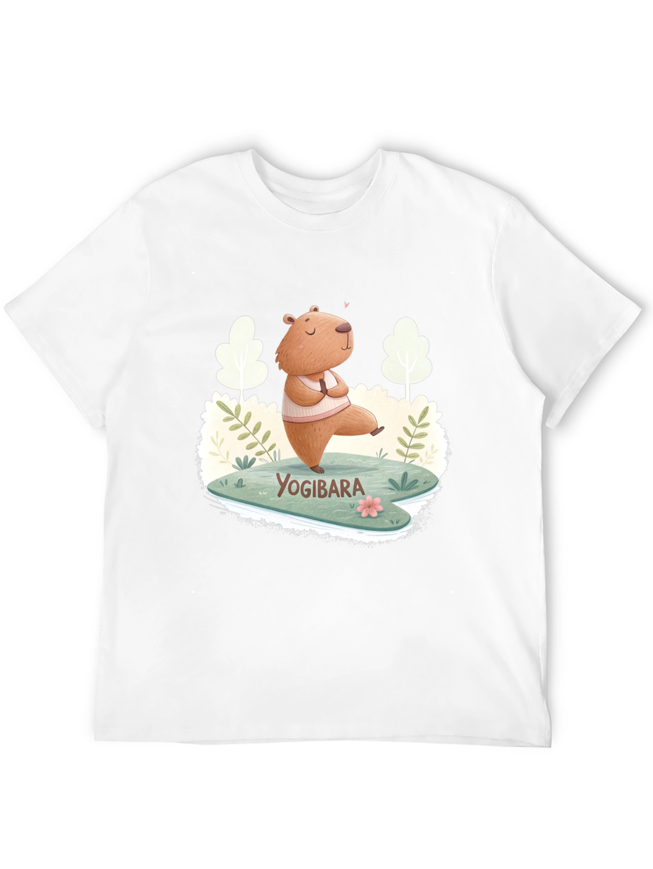 Yogibara Capybara T-Shirt - Meditation & Yoga Tee