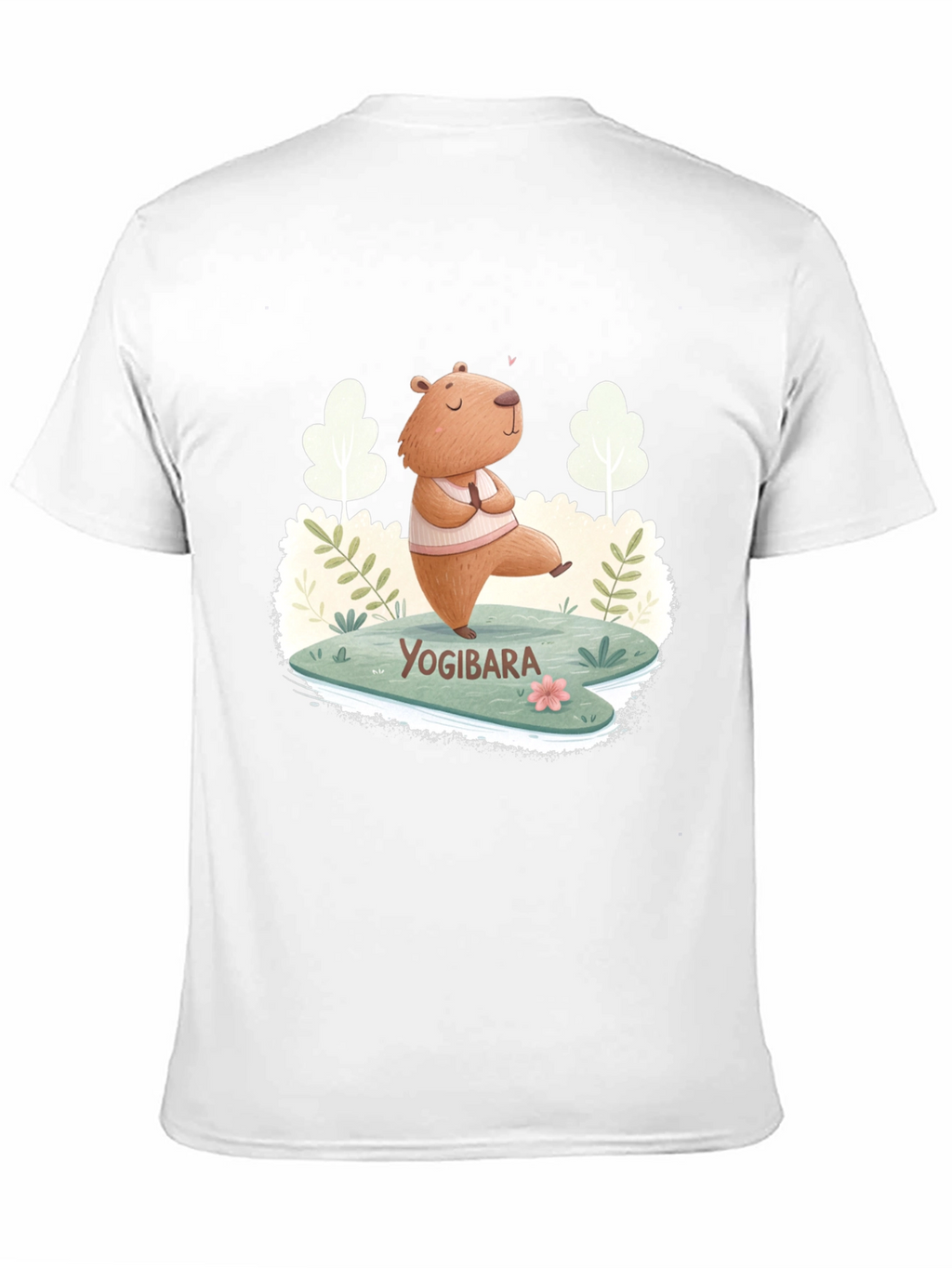 Yogibara Capybara T-Shirt - Meditation & Yoga Tee