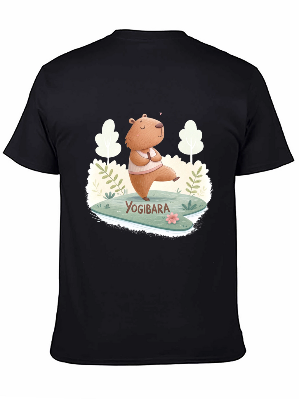 Yogibara Capybara T-Shirt - Meditation & Yoga Tee