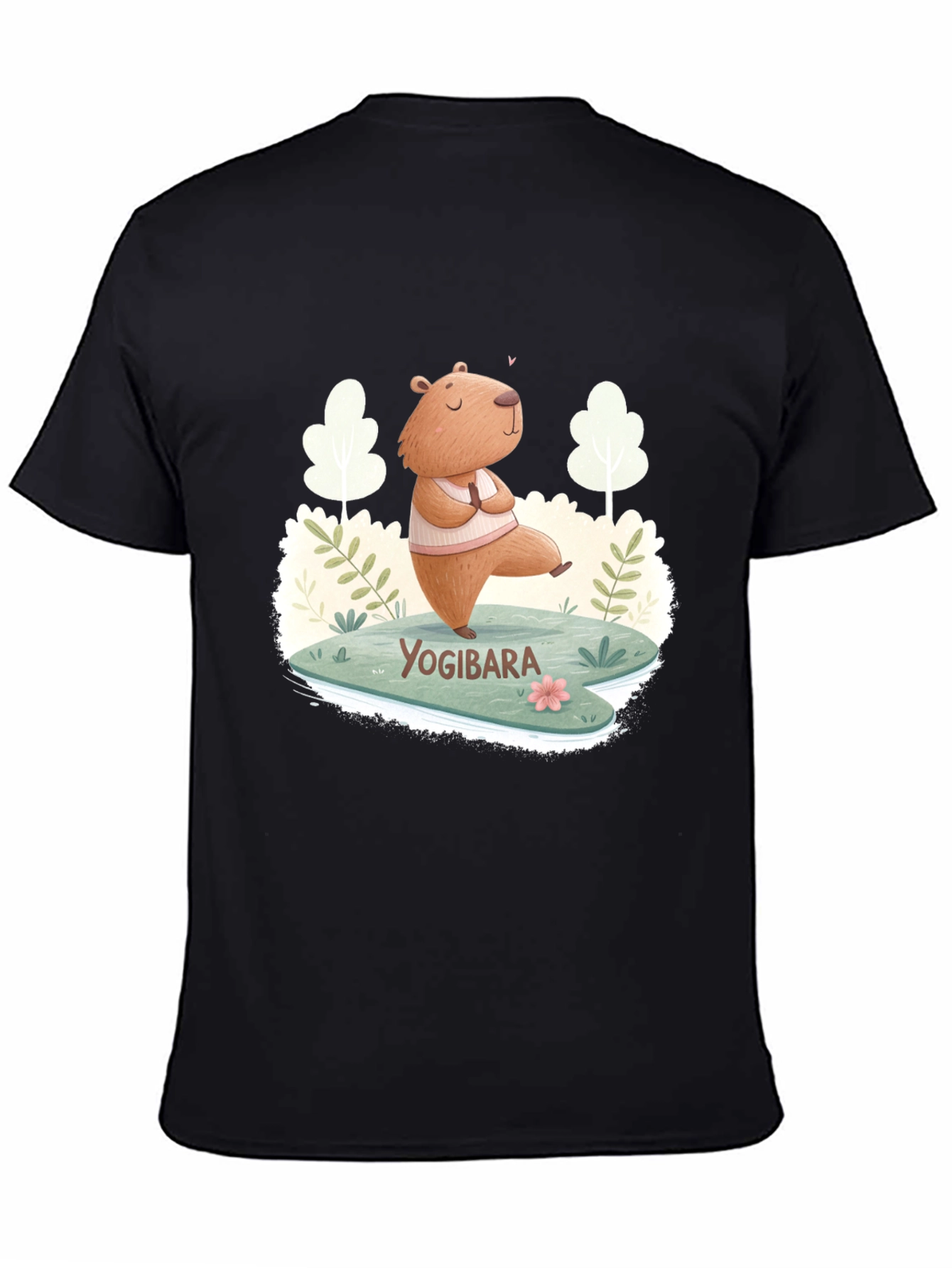 Yogibara Capybara T-Shirt - Meditation & Yoga Tee