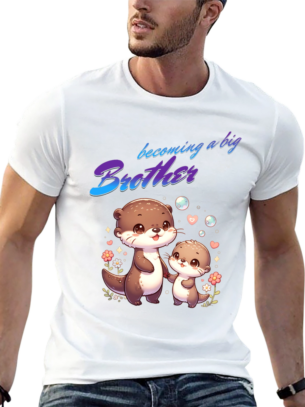 Becoming a Big Brother Otter T-Shirt