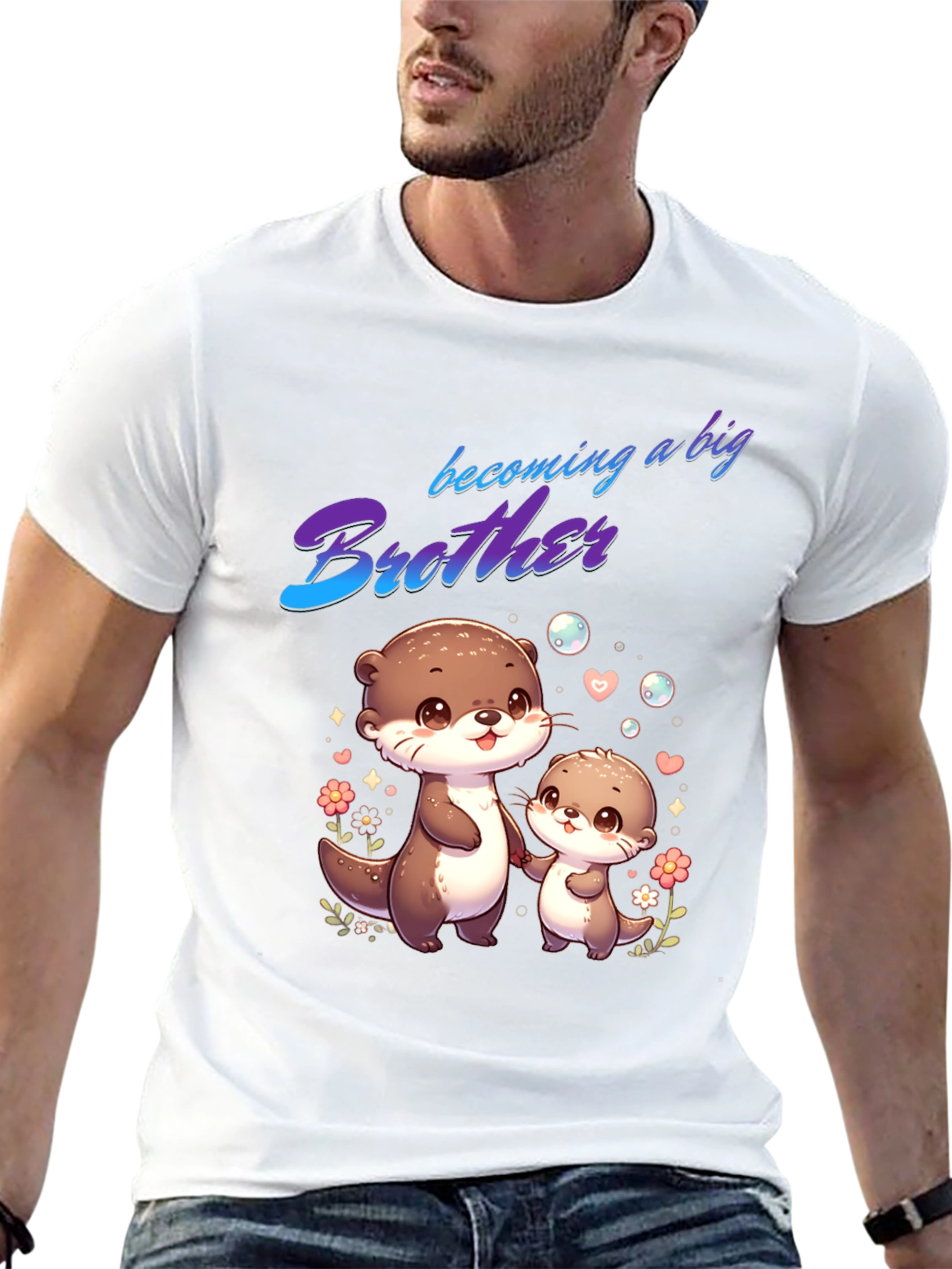Becoming a Big Brother Otter T-Shirt