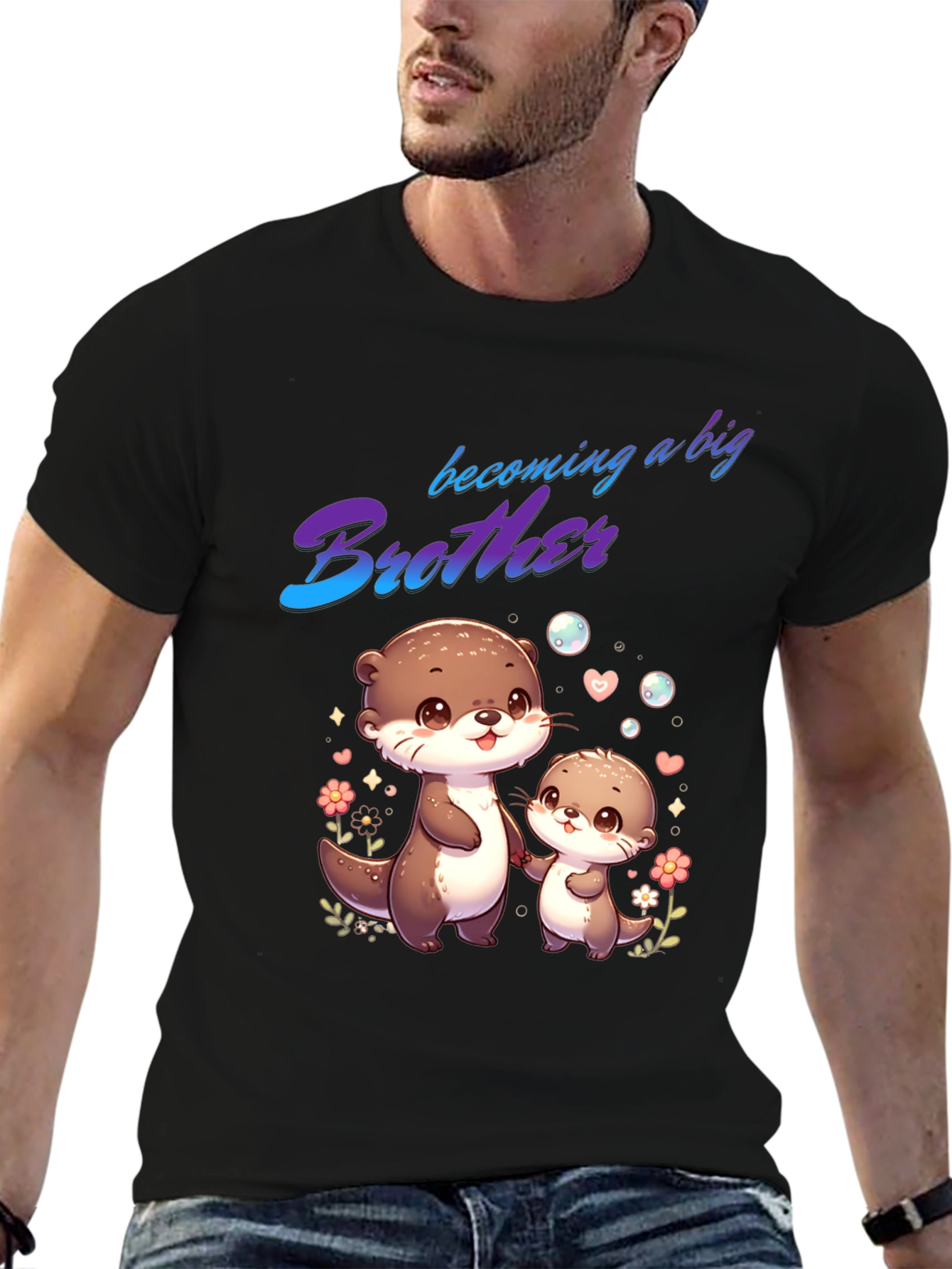 Becoming a Big Brother Otter T-Shirt