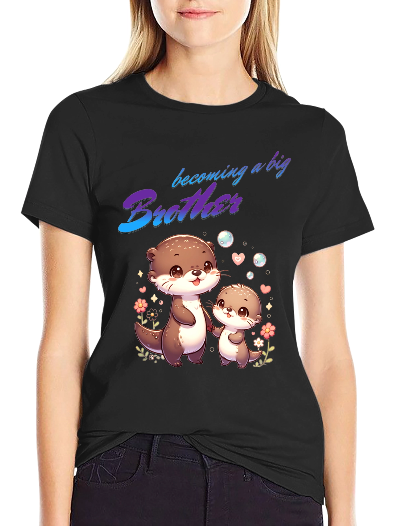 Becoming a Big Brother Otter T-Shirt