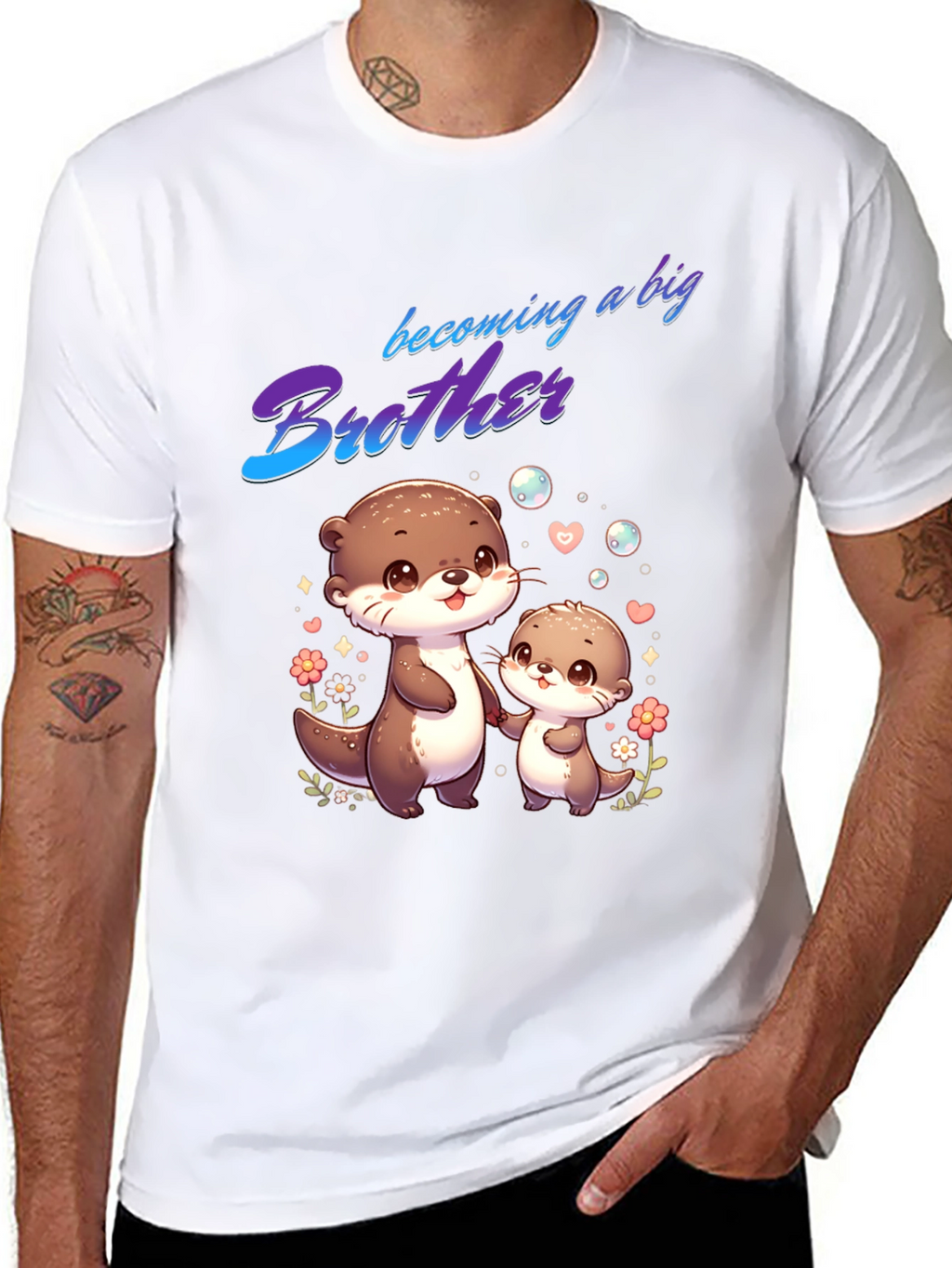 Becoming a Big Brother Otter T-Shirt