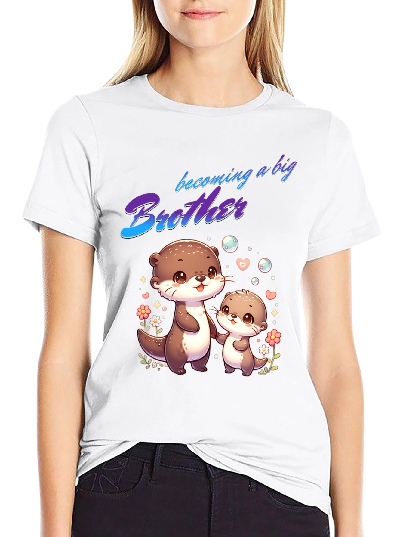 Becoming a Big Brother Otter T-Shirt
