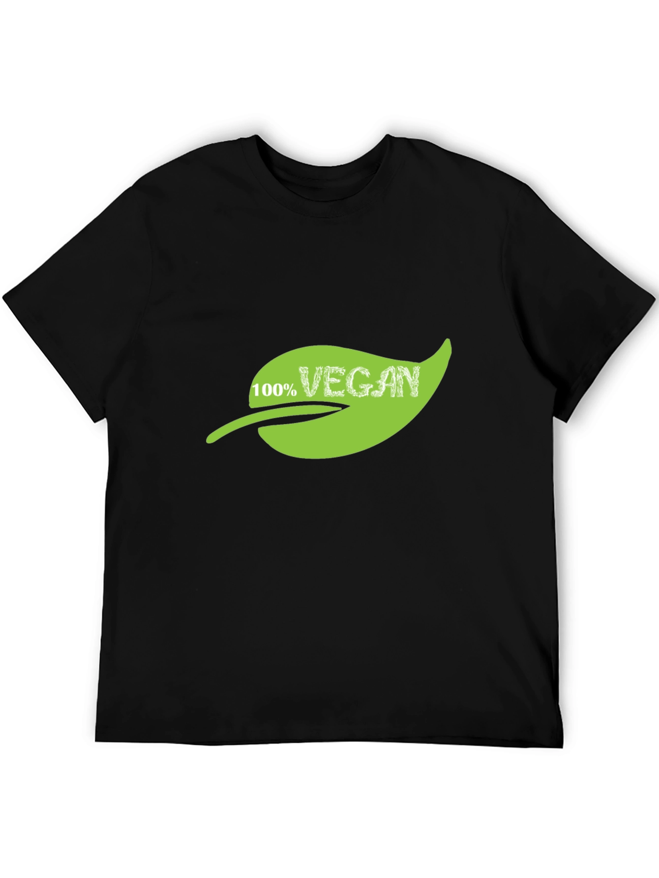 Vegan 100% Leaf Graphic T-Shirt