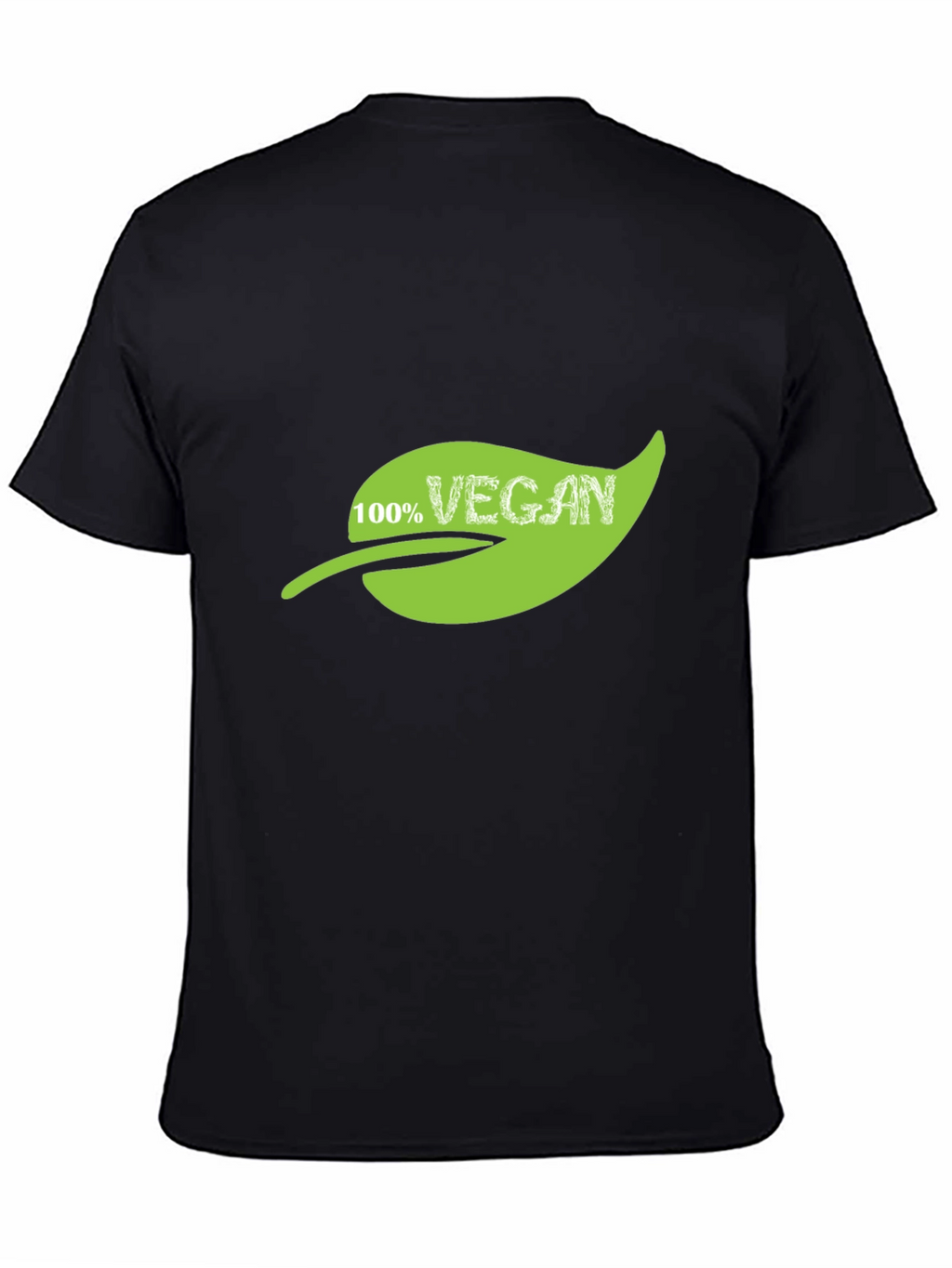 Vegan 100% Leaf Graphic T-Shirt