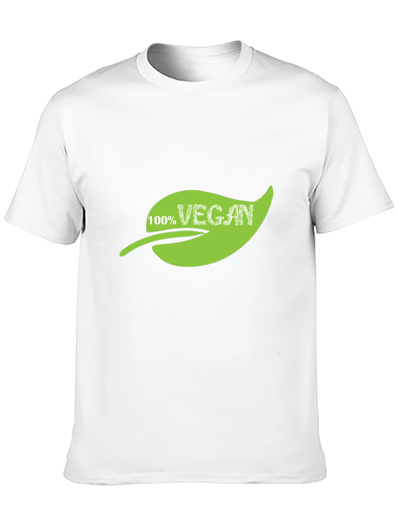 Vegan 100% Leaf Graphic T-Shirt