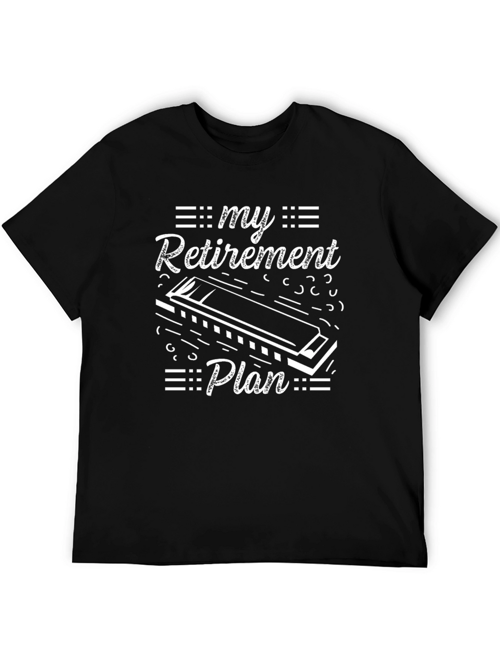 My Retirement Plan Harmonica T-Shirt