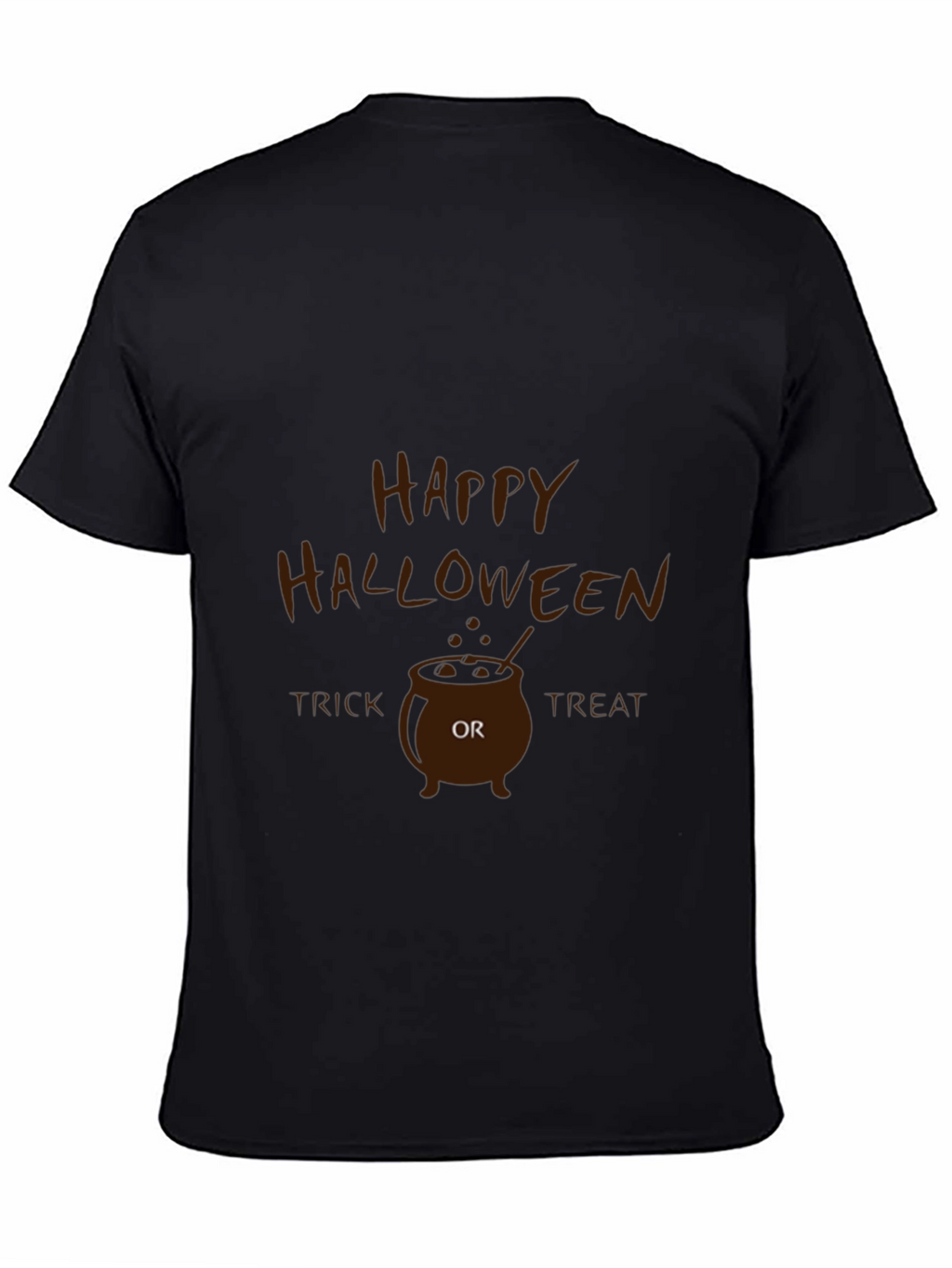 Happy Halloween Cauldron Graphic T-Shirt