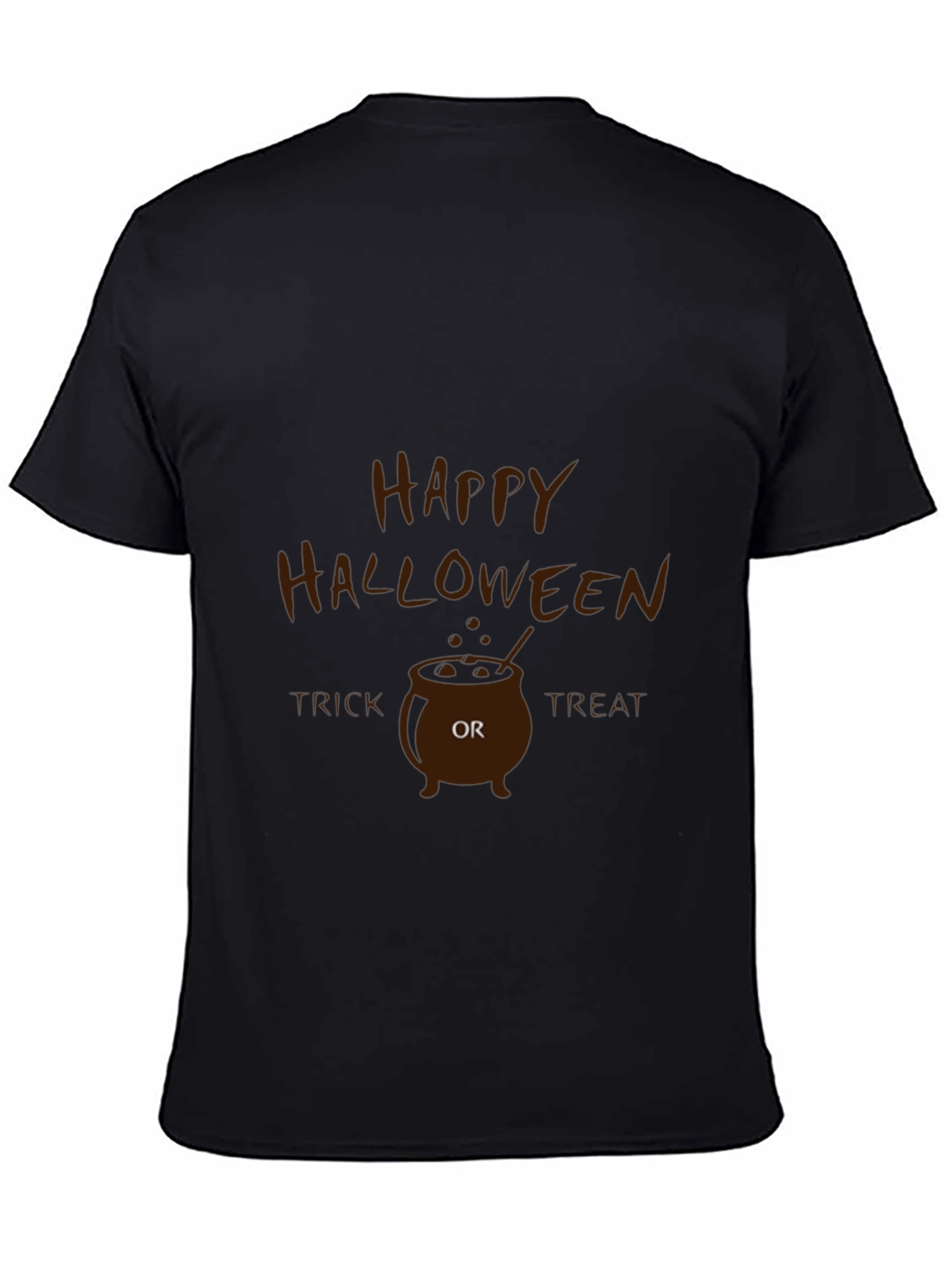 Happy Halloween Cauldron Graphic T-Shirt