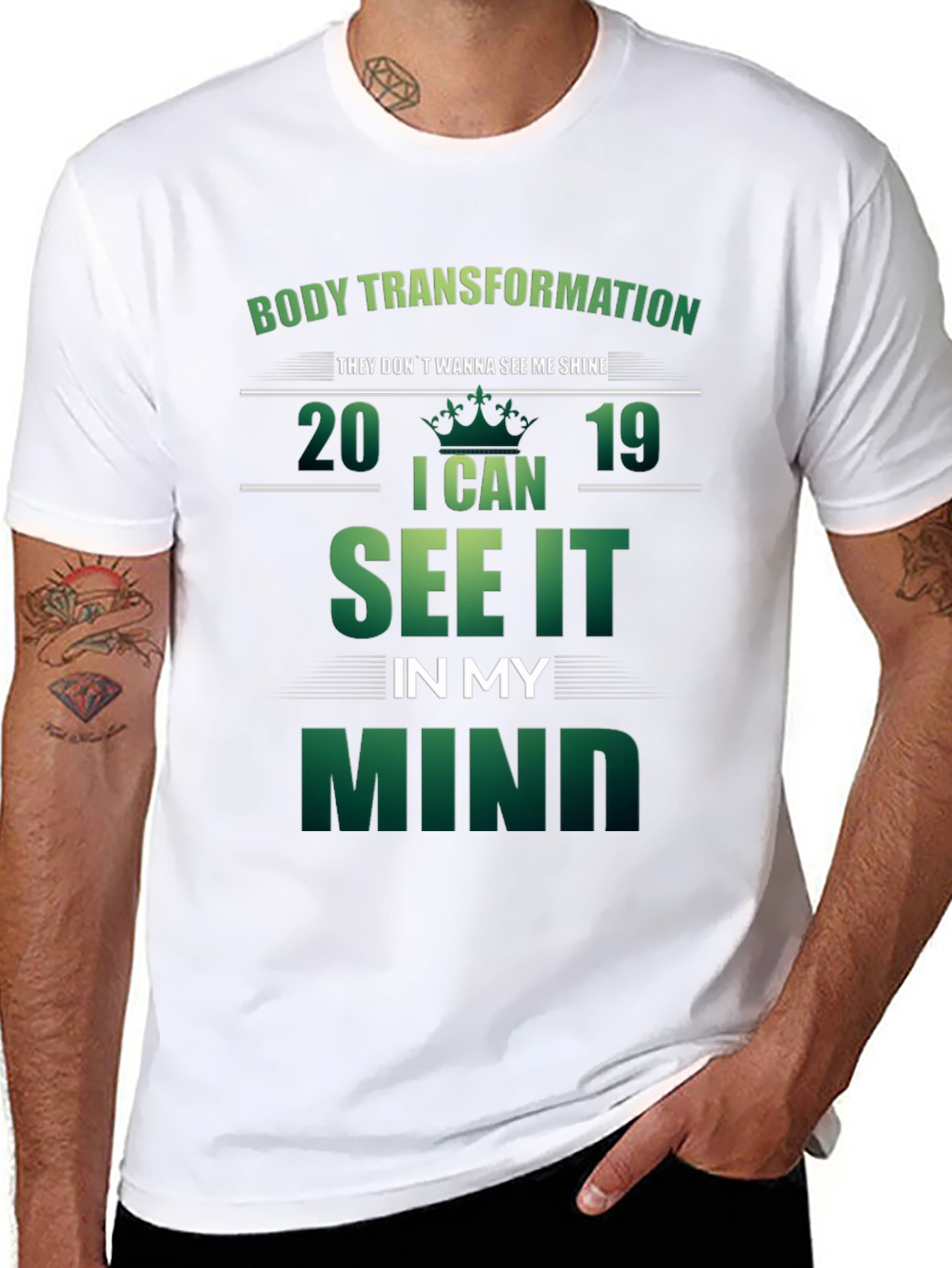 Body Transformation T-Shirt - Motivational Fitness Tee