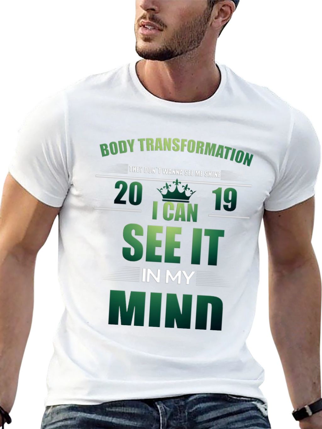 Body Transformation T-Shirt - Motivational Fitness Tee