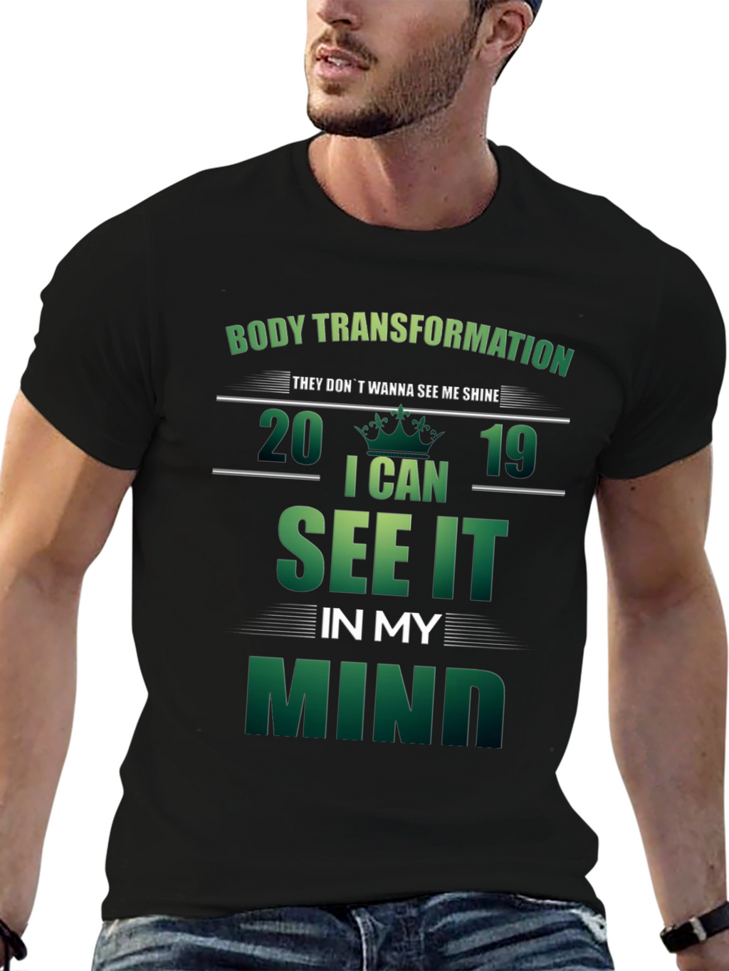 Body Transformation T-Shirt - Motivational Fitness Tee