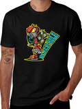 Black Hole Cartoon Graphic Tee